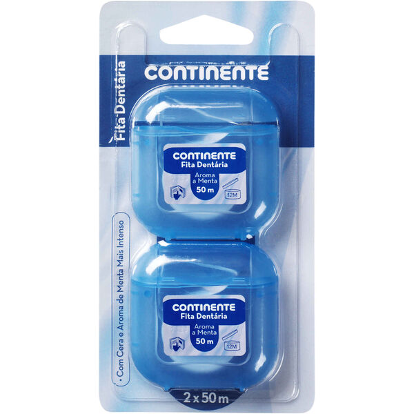 Fita Dentária Mentol 50 m Continente