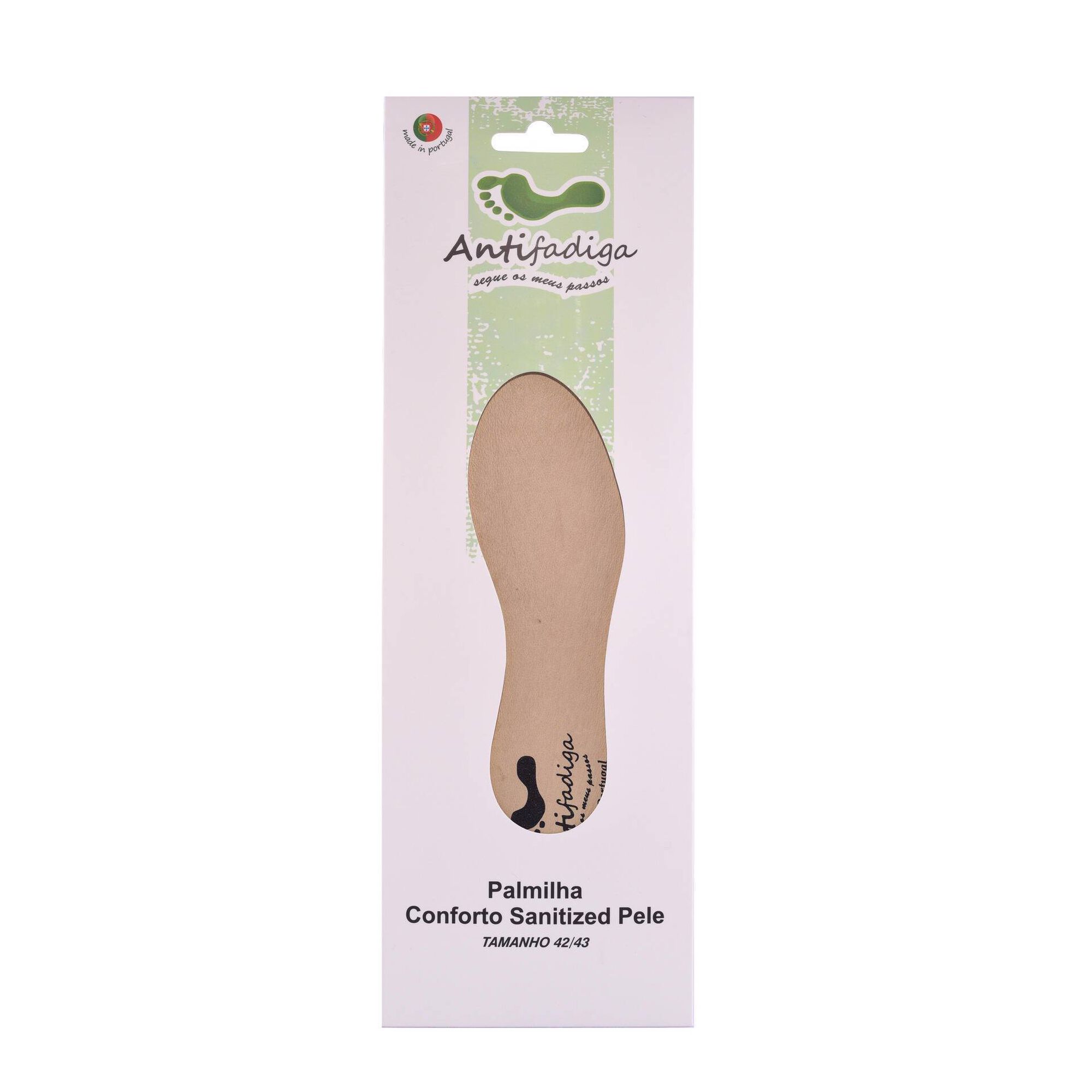 Palmilhas Conforto Sanitized Pele Tamanho 42/43