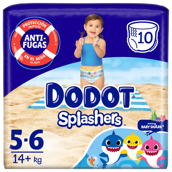 Fraldas Cueca Banho Splashers +14kg T5 Dodot