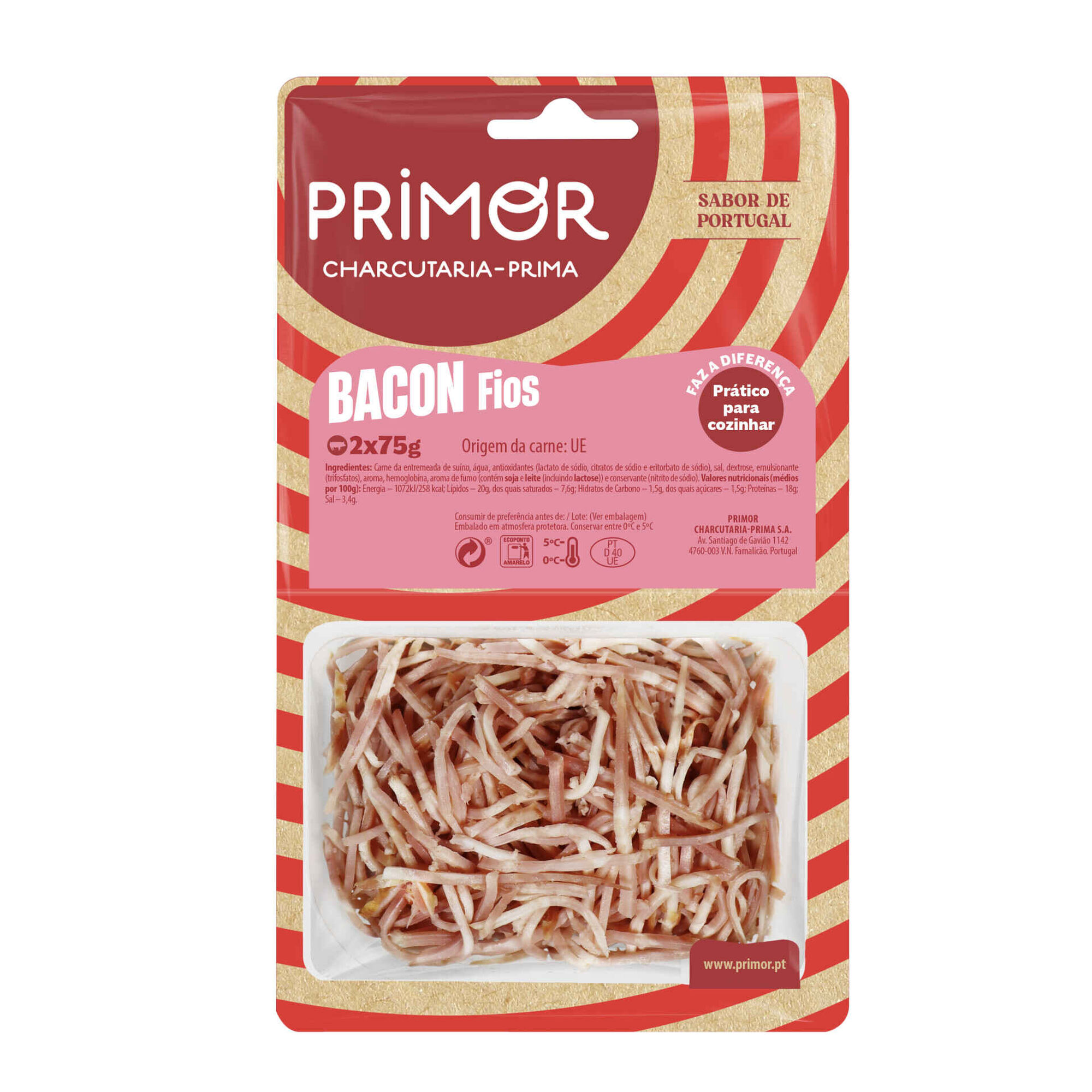 Bacon Fios Primor