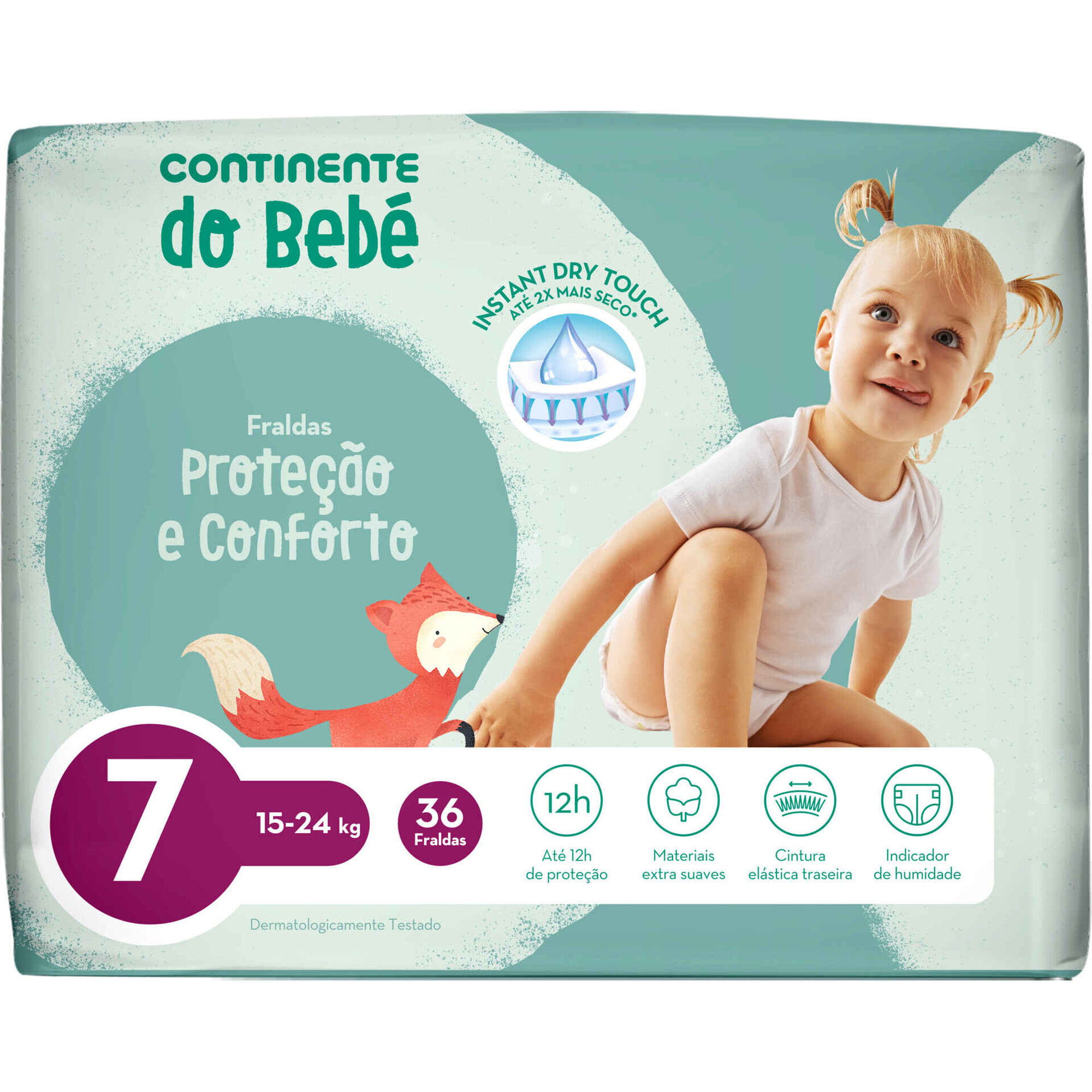 Fraldas Proteção e Conforto 15-24kg T7