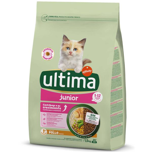 Ração para Gato Júnior Frango Affinity Ultima