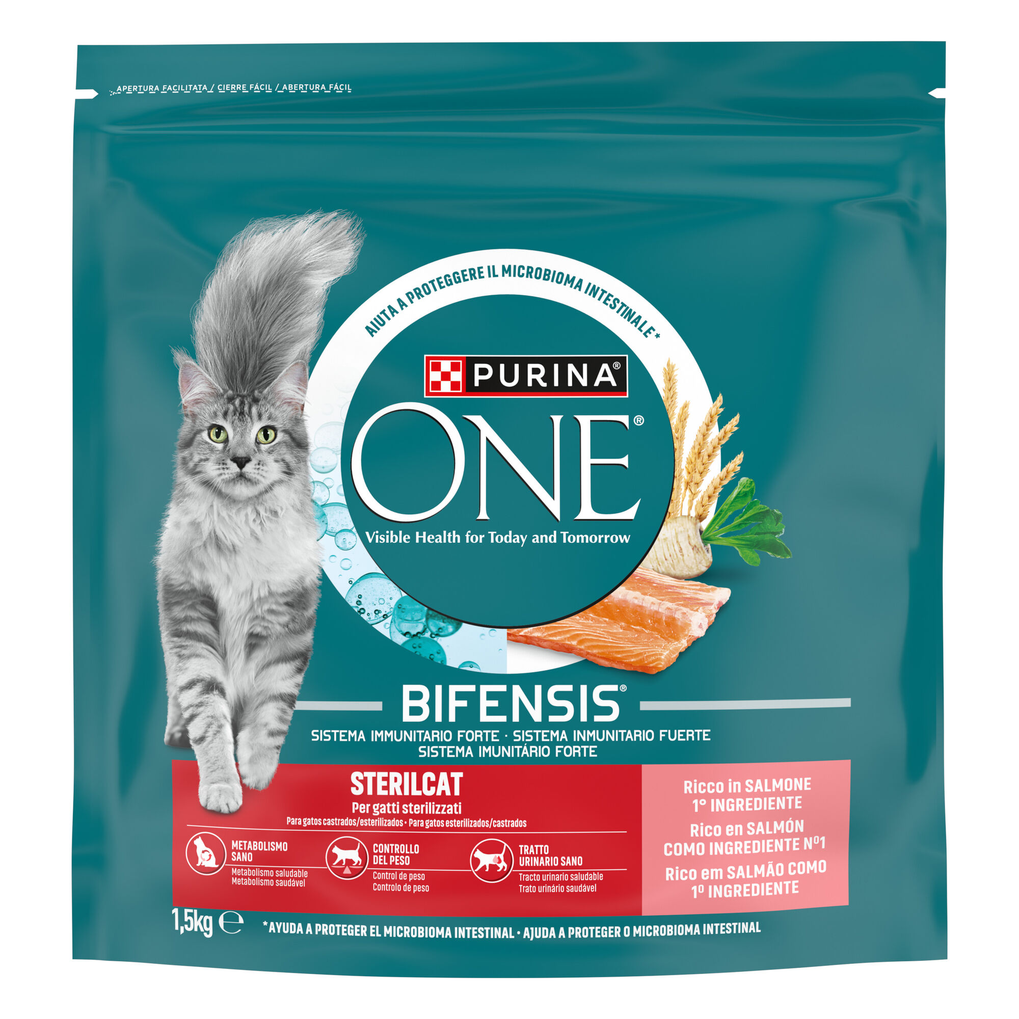 Ra&ccedil;&atilde;o para Gato Adulto Esterilizado Salm&atilde;o Purina One