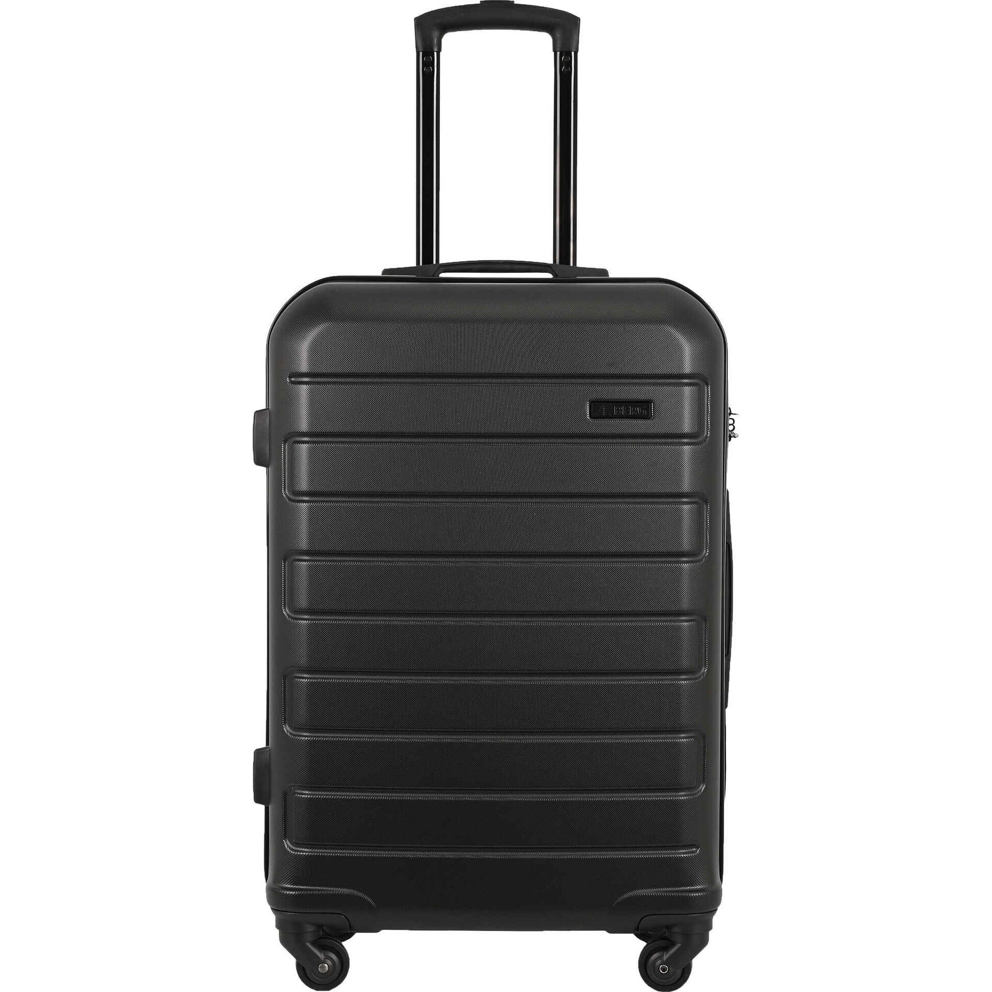 Mala de Viagem M&eacute;dia 4 Rodas Preta Lifestyle Berg