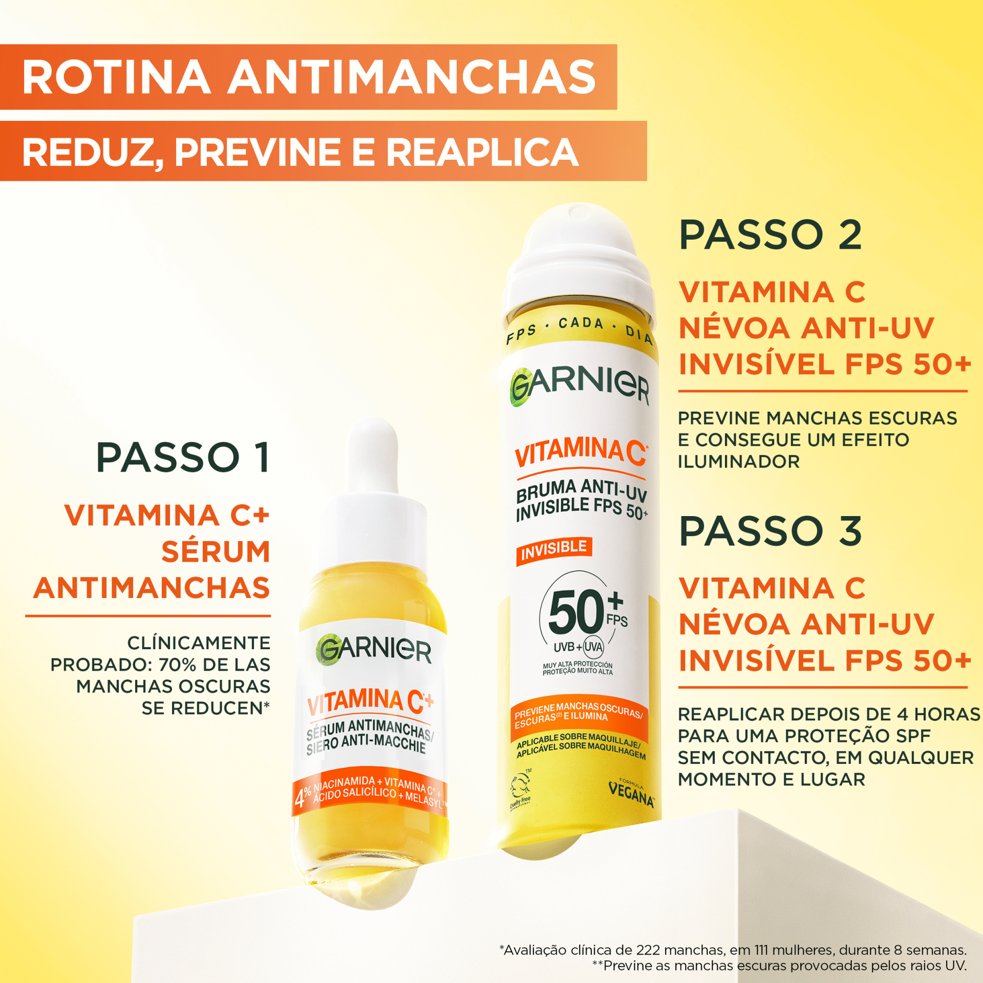 Bruma Vitamina C FPS 50+ Garnier Skin Active