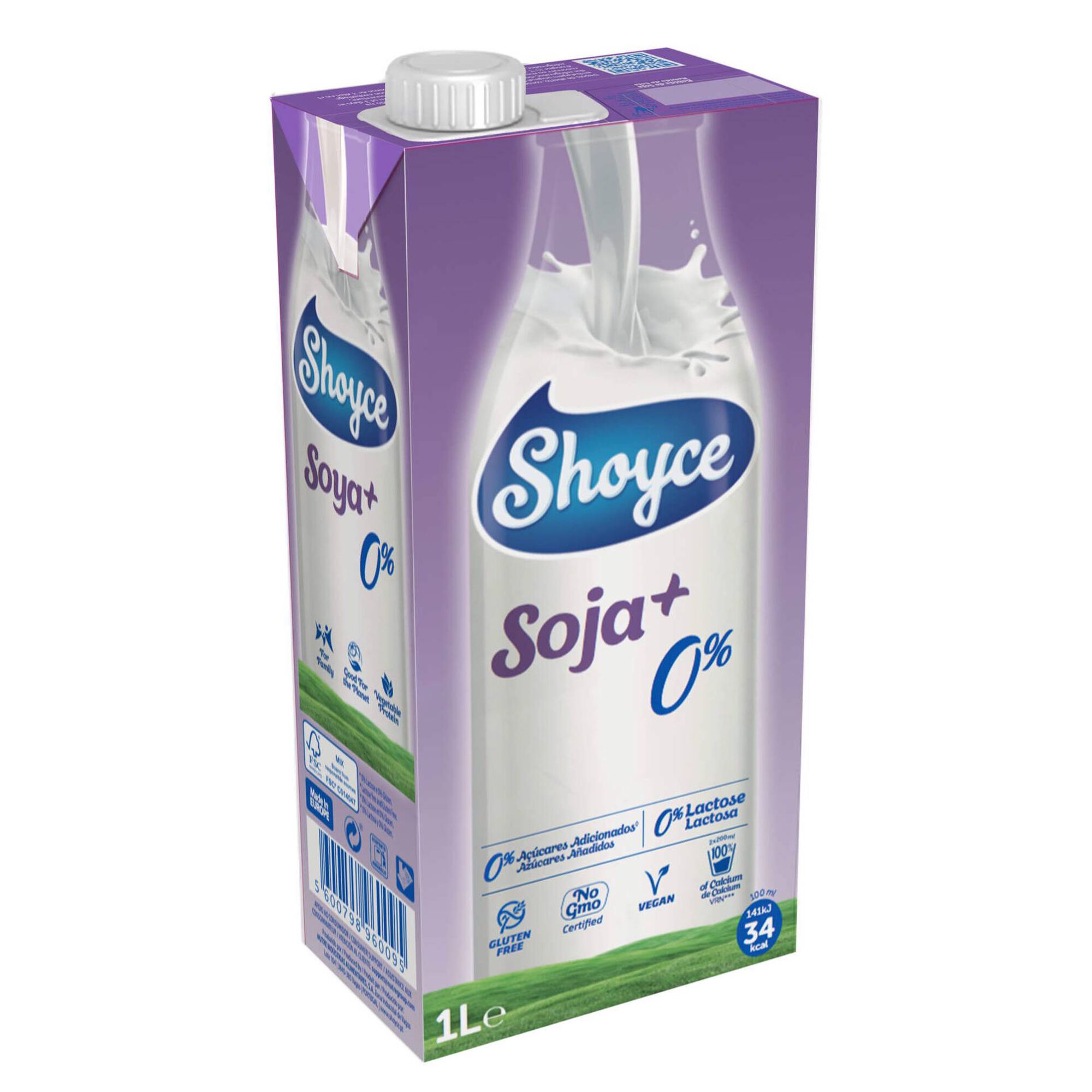 Bebida Vegetal de Soja Essencial 0% sem Lactose Bebida Vegetal de Soja Essencial 0% sem Lactose