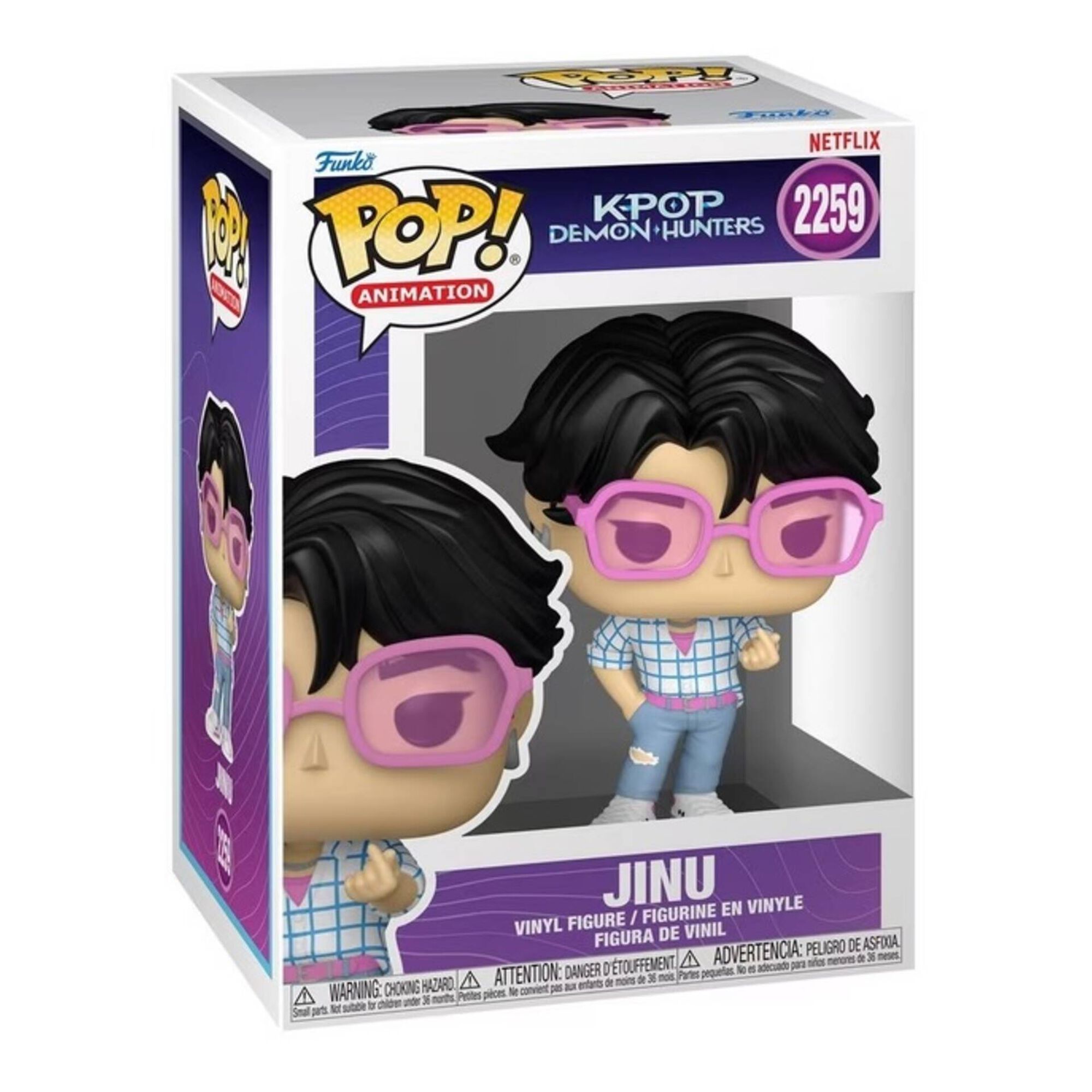 Funko - Figura K-Pop Demon Hunters - Jinu (com hip&oacute;tese de Chase)
