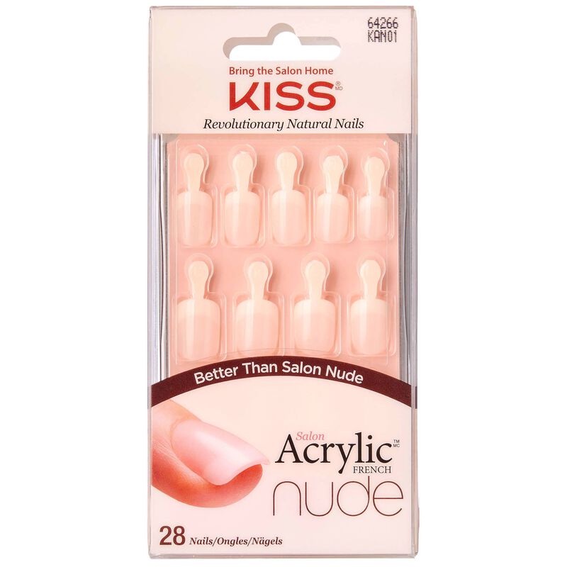 Unhas Falsas Salon Acrylic Nude Breathtaking Kiss