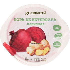 Sopa de Beterraba e Gengibre Go Natural