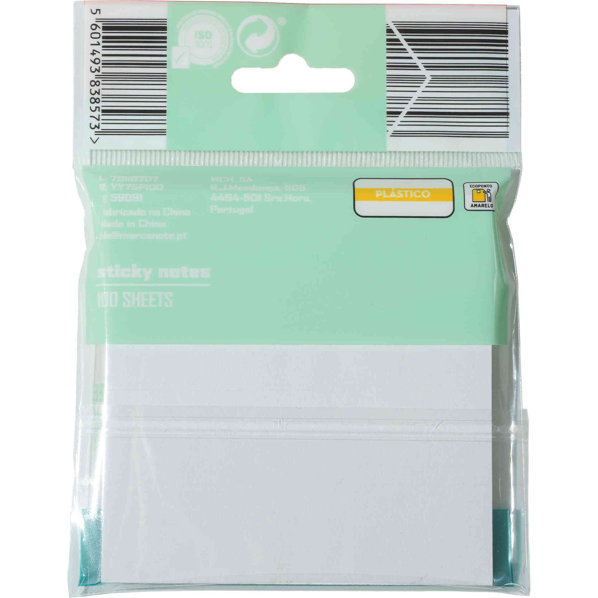 Bloco de Notas Aderentes 100 Folhas Transparente Note!