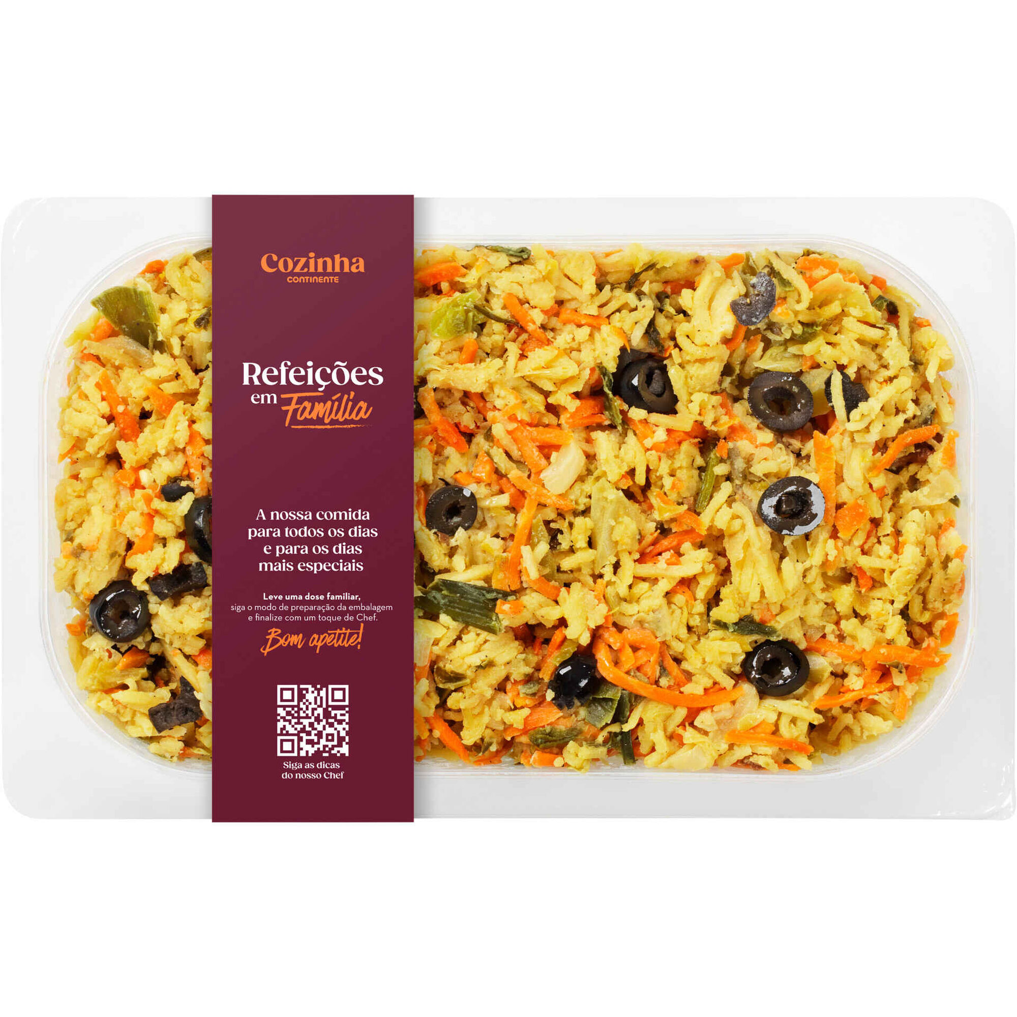 Brás de Legumes para 3 Pessoas