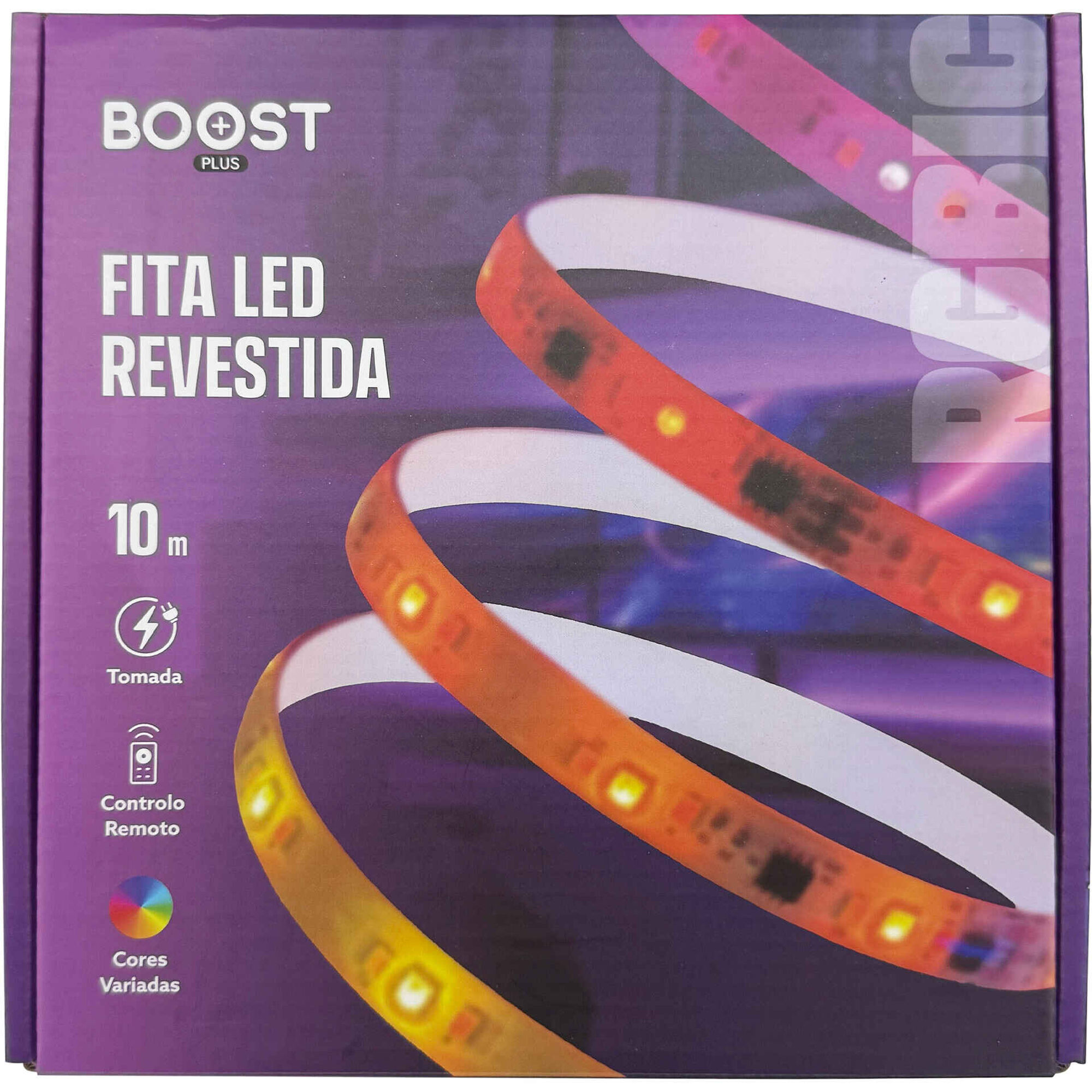 Fita LED Revestida RGB 10 m Boost