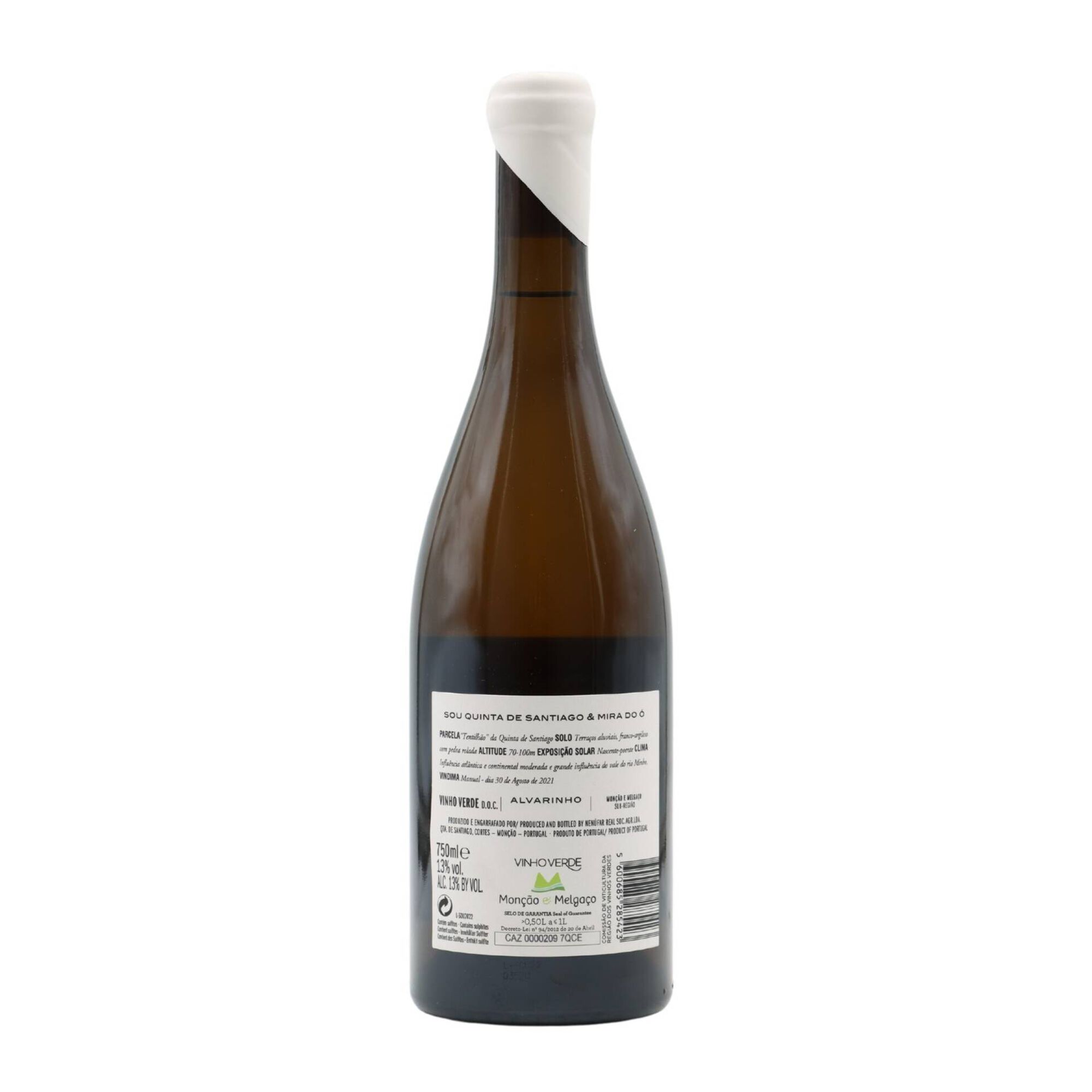 Quinta De Santiago Mira Do &Oacute; Sou Alvarinho Vinho Verde Branco
