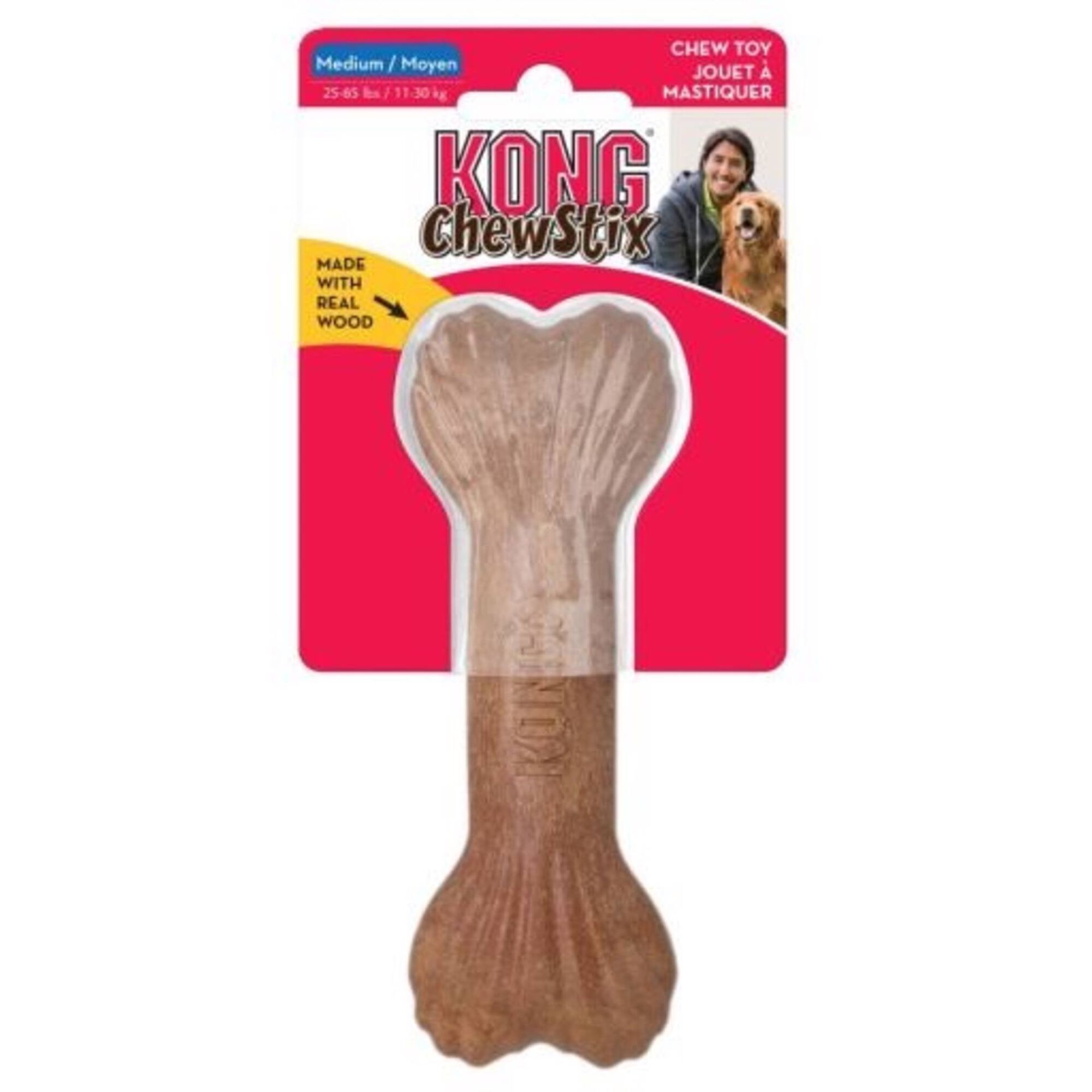 Brinquedo para Cão ChewStix Bone Médio Brinquedo para Cão ChewStix Bone Médio