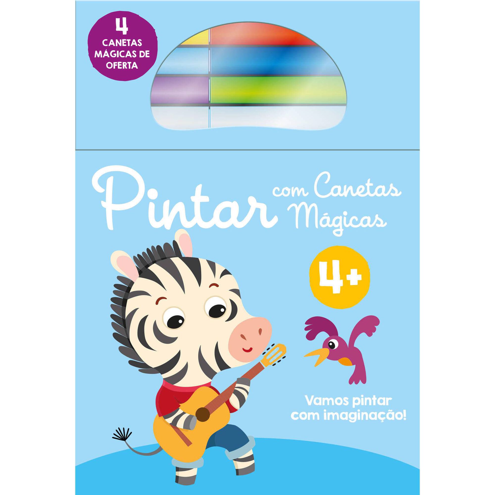 Pintar Com Canetas Mágicas - Zebra Pintar Com Canetas Mágicas - Zebra