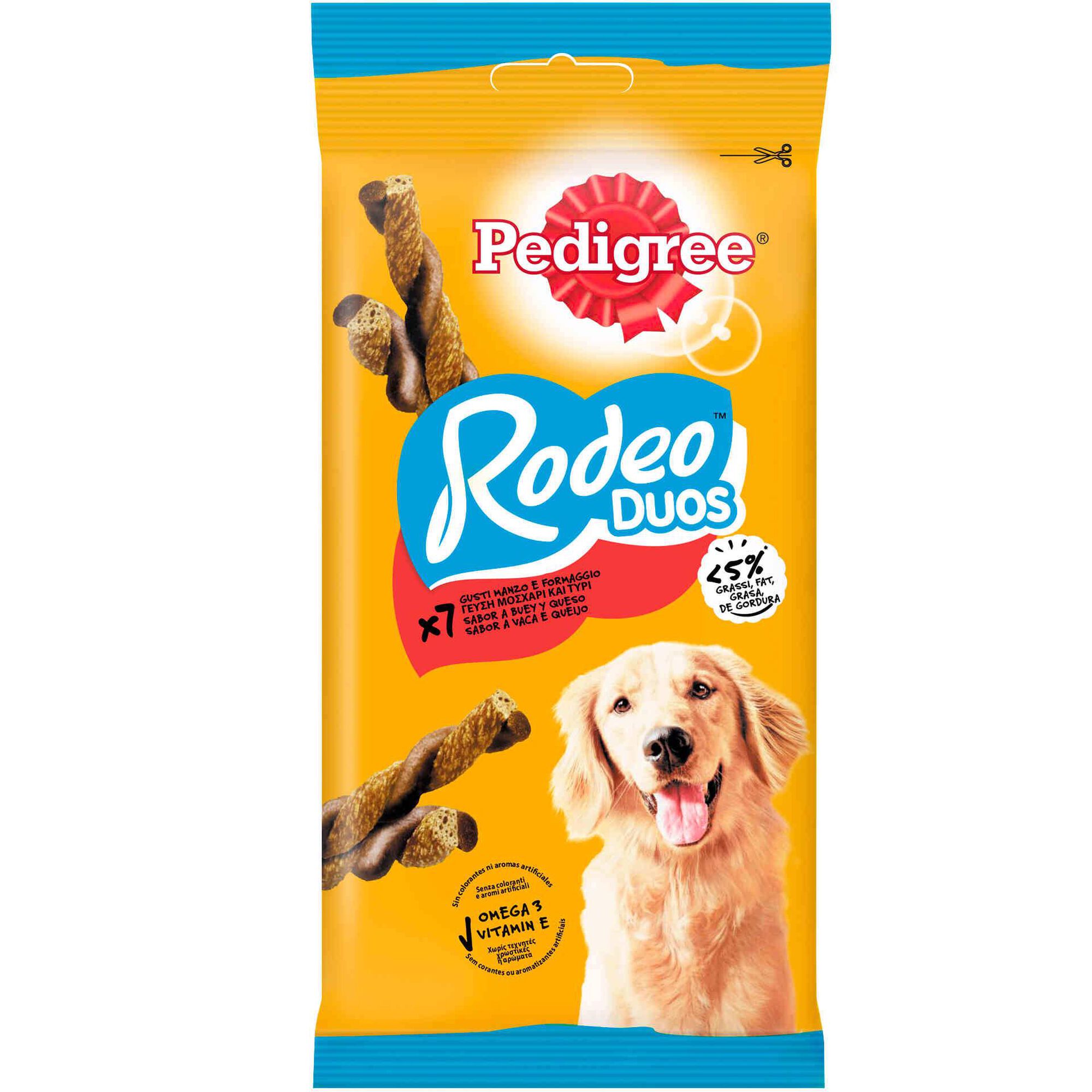 Snack para Cão Rodeo Duos Vaca e Queijo