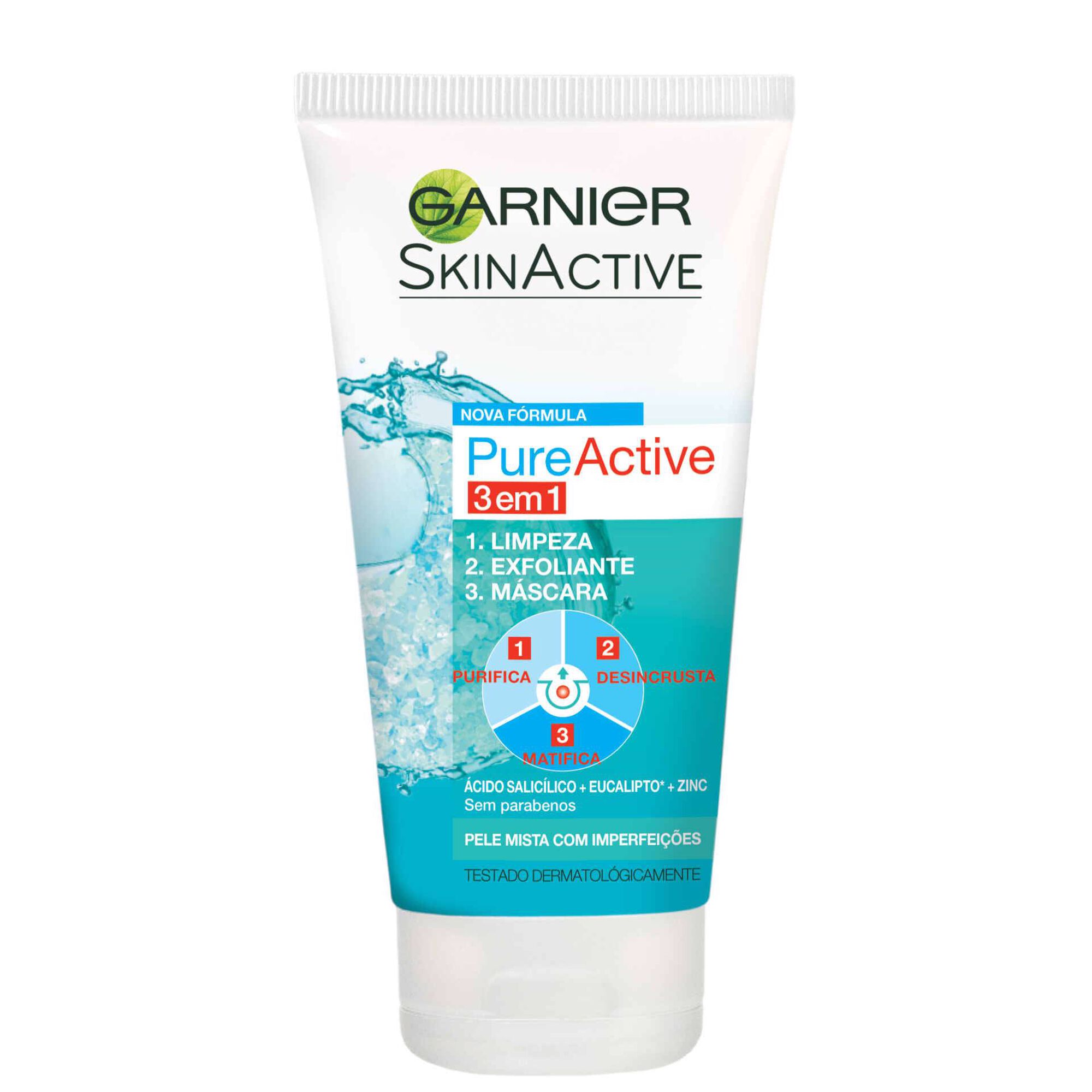 Máscara Facial Pure Active 3 em 1