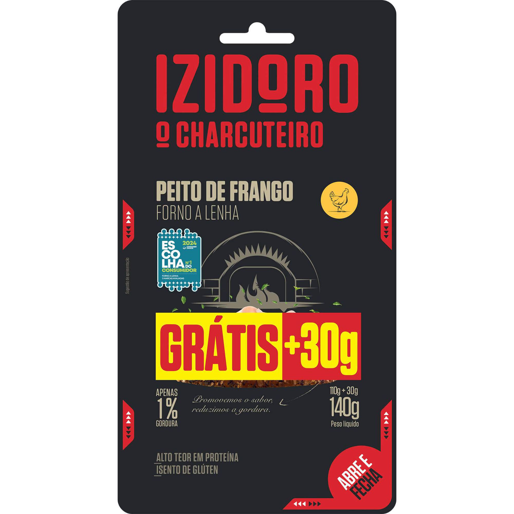Fiambre Peito de Frango Forno a Lenha