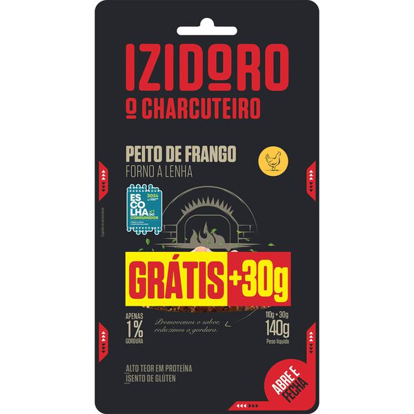 Fiambre Peito de Frango Forno a Lenha Izidoro