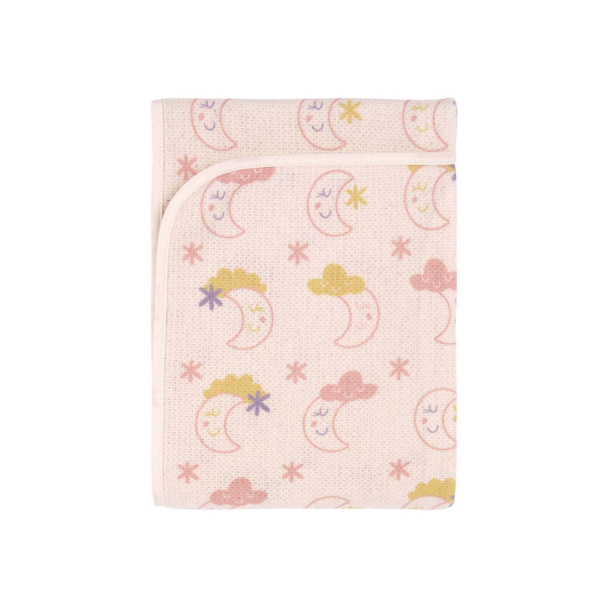 Manta Beb&eacute; Algod&atilde;o Rosa Twinko