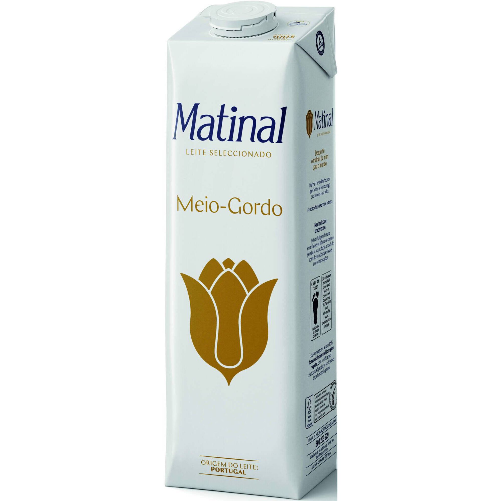 Leite UHT Meio Gordo Matinal