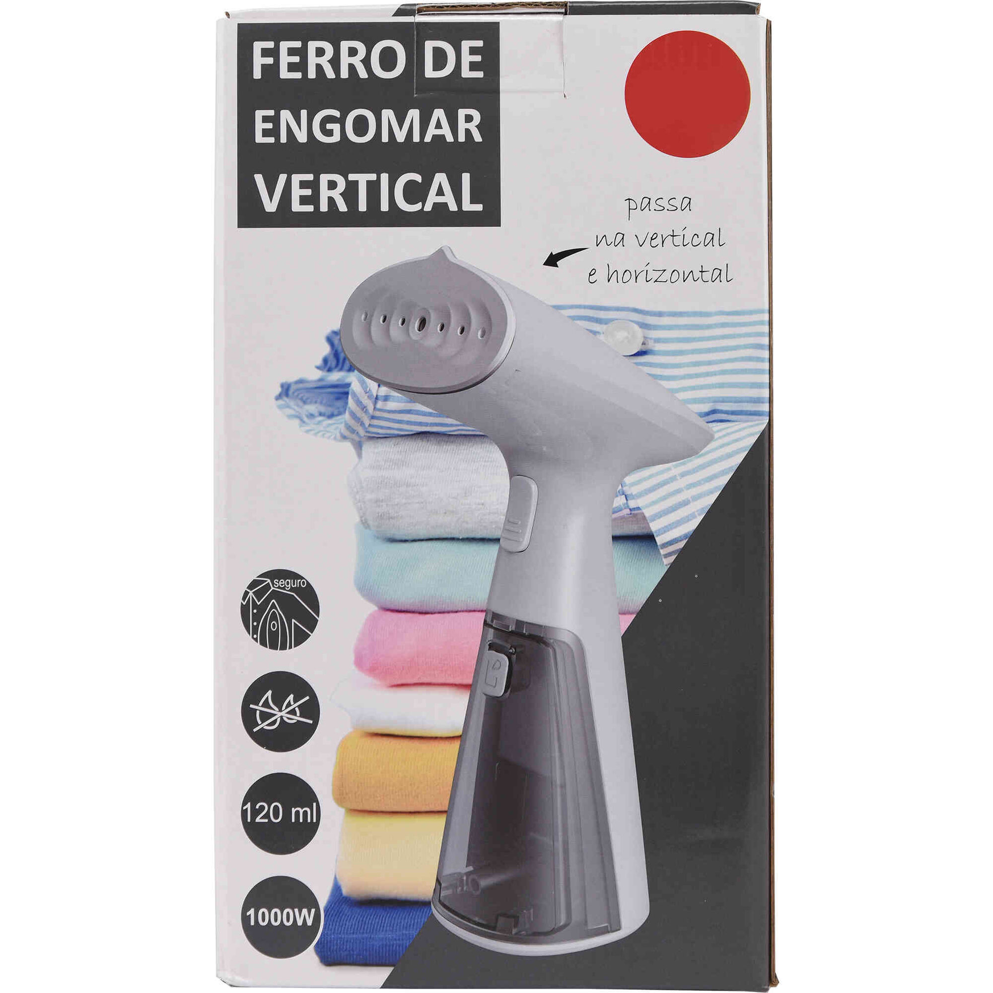 Ferro de Engomar Vertical 120ml 1000W Bazar&atilde;o