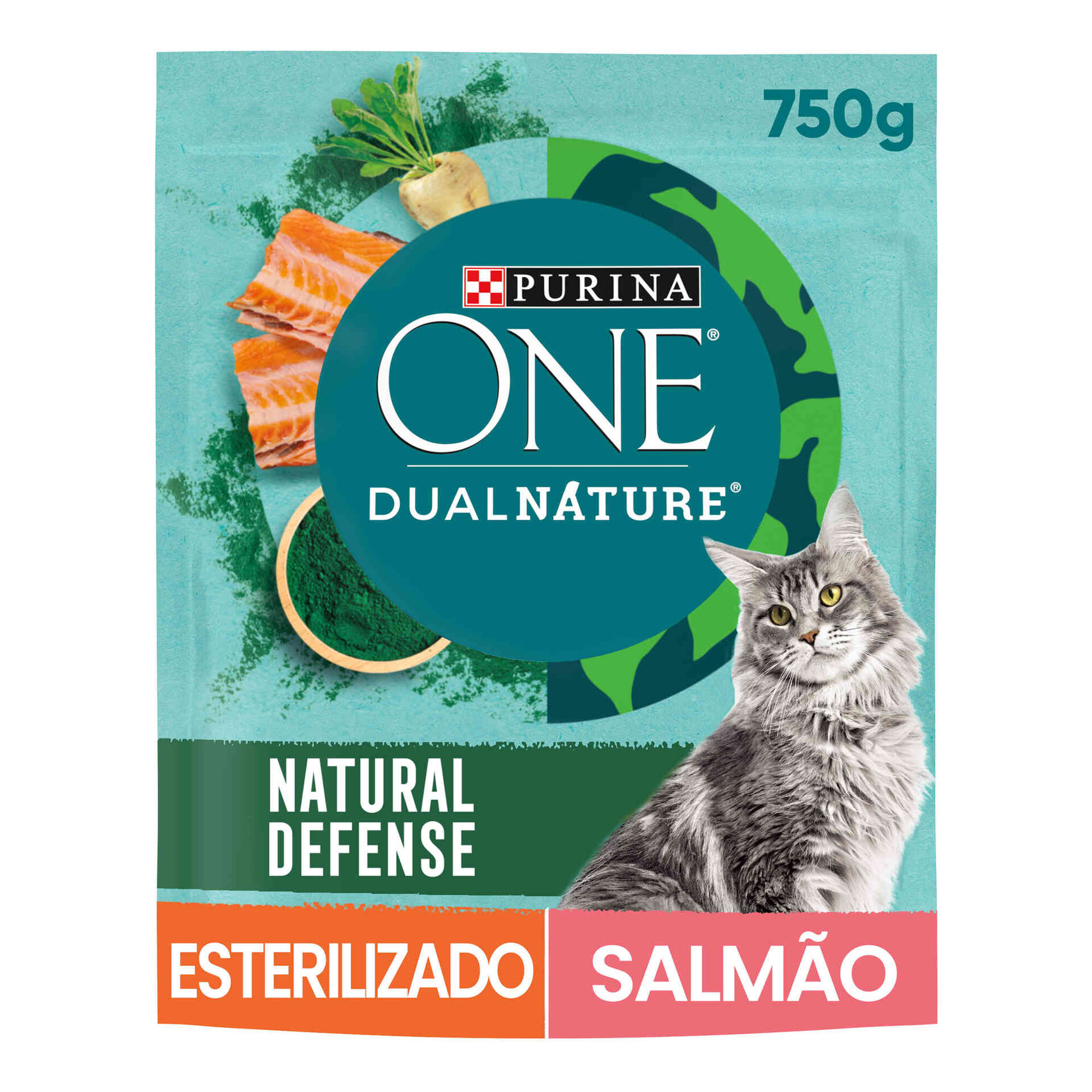 Ração para Gato Adulto Esterilizado Salmão