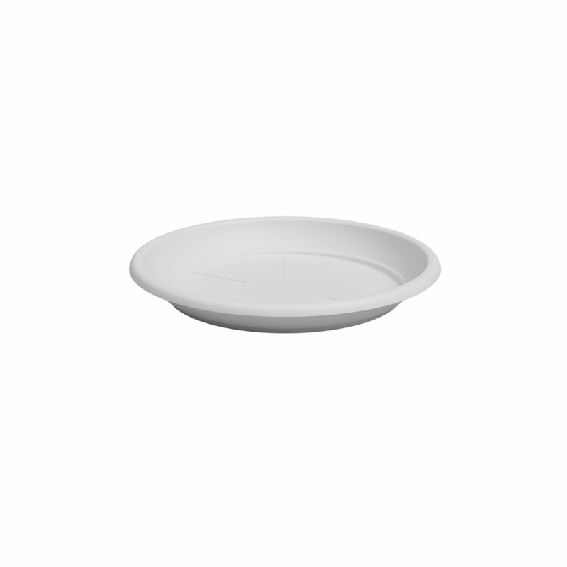 Prato Redondo Plástico 18cm Branco Artevasi