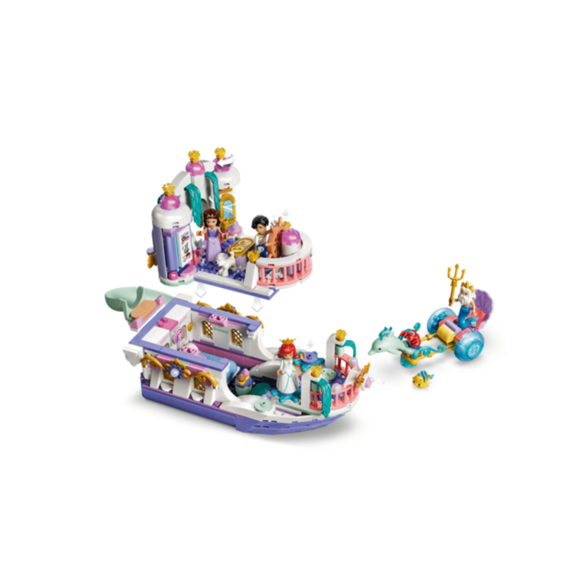 LEGO Disney - Barco do Casamento Real da Ariel - 43299