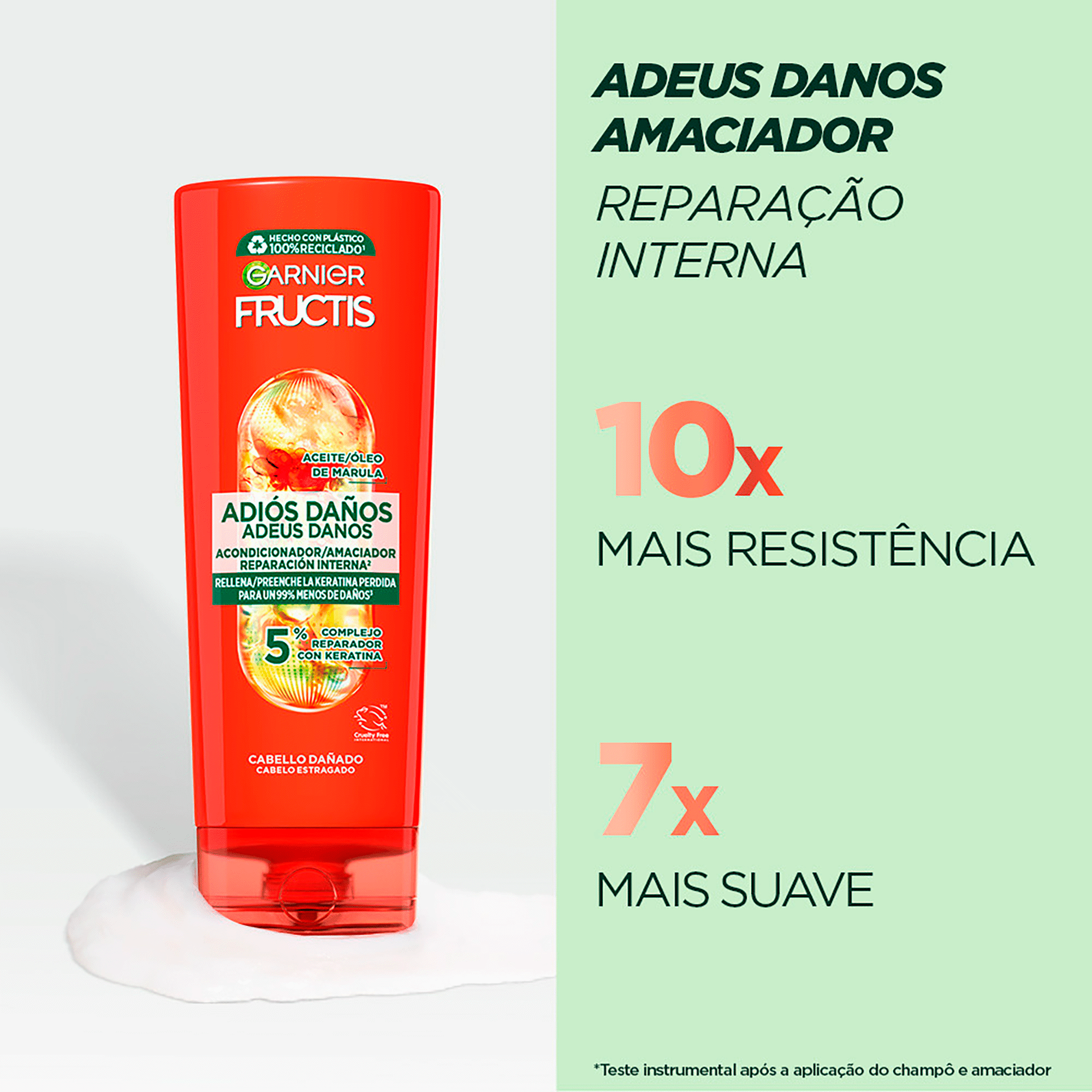 Condicionador Fructis Adeus Danos