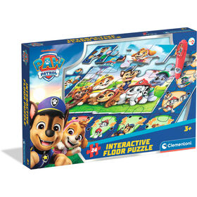 Tapete Puzzle 24 Peças + Jogo Interativo Patrulha Pata