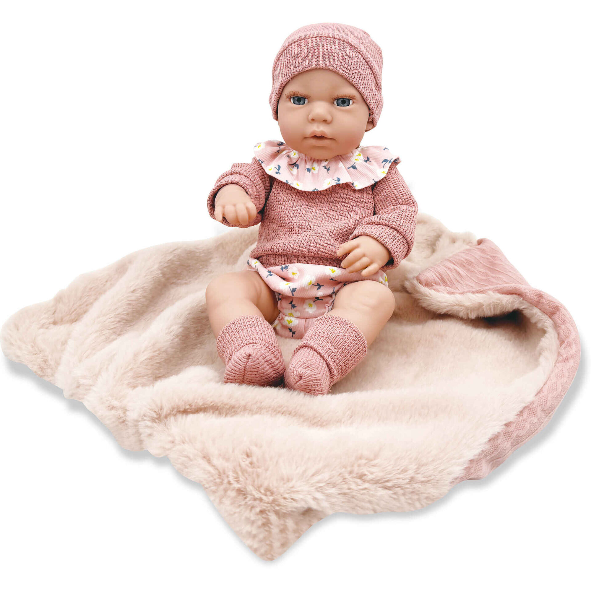 Bebé Titucho Reborn 40cm com Acessórios (várias cores)