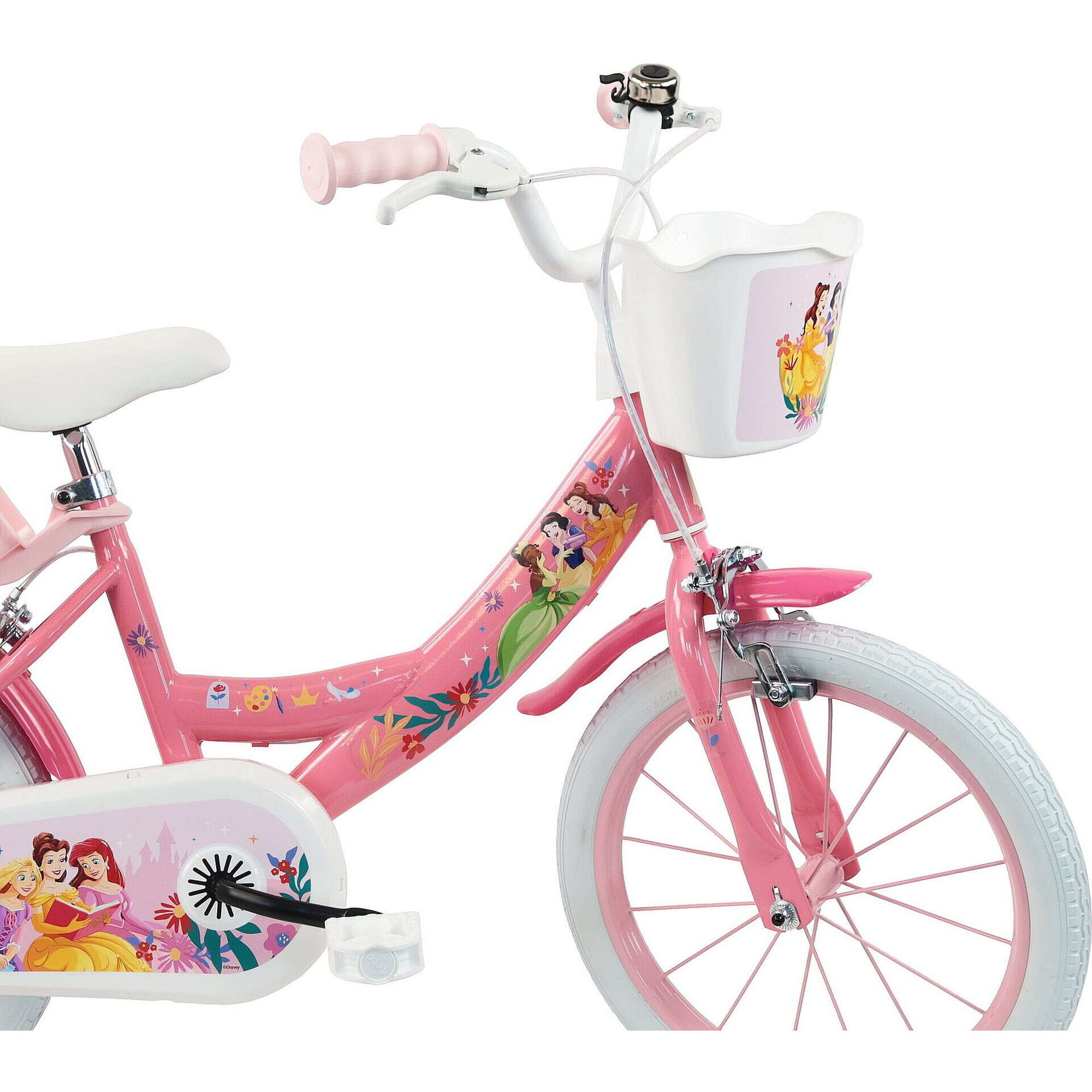 Bicicleta de Crian&ccedil;a 16" Princesas 5-7 Anos Disney
