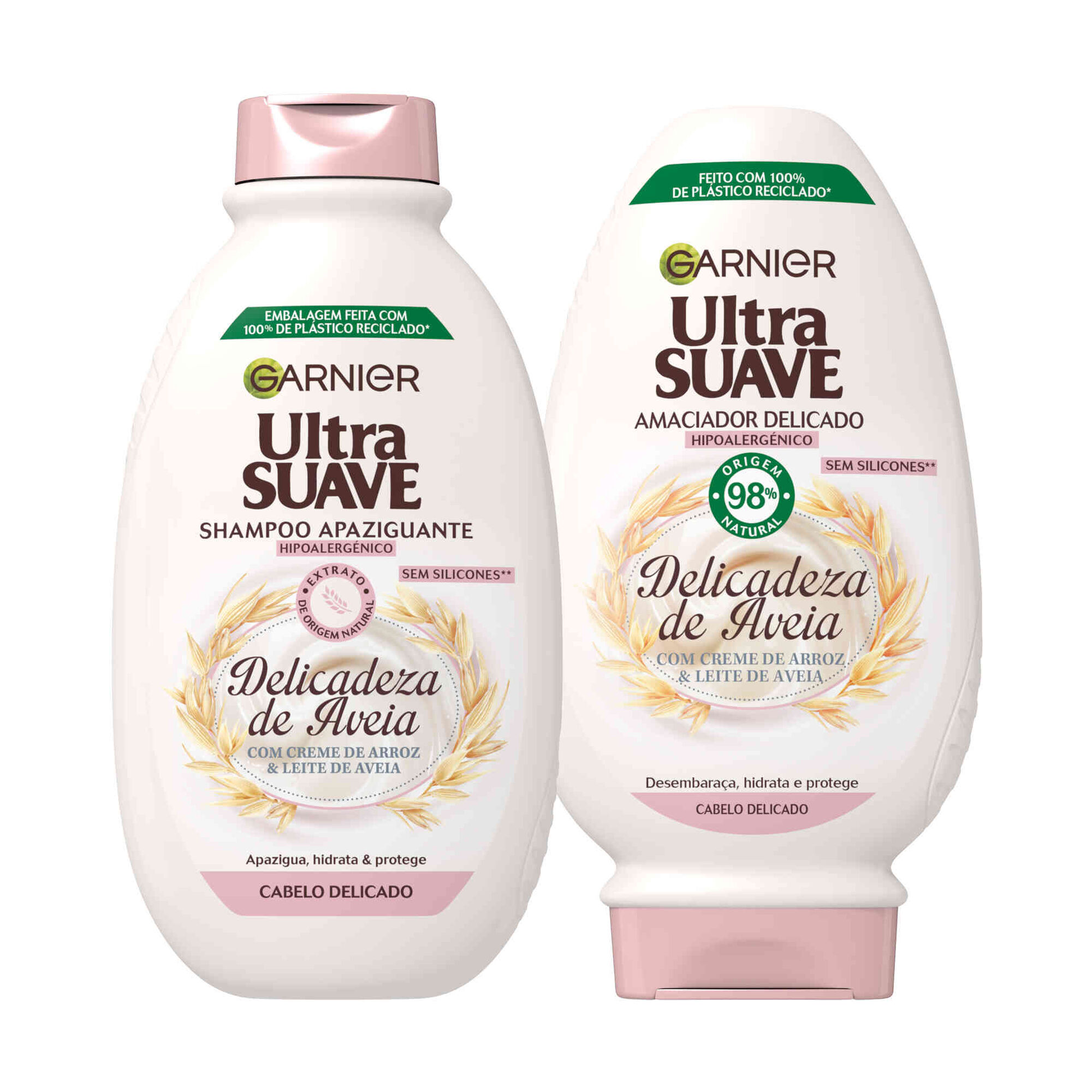 Conjunto Champô e Condicionador Ultra Suave Delicadeza de Aveia