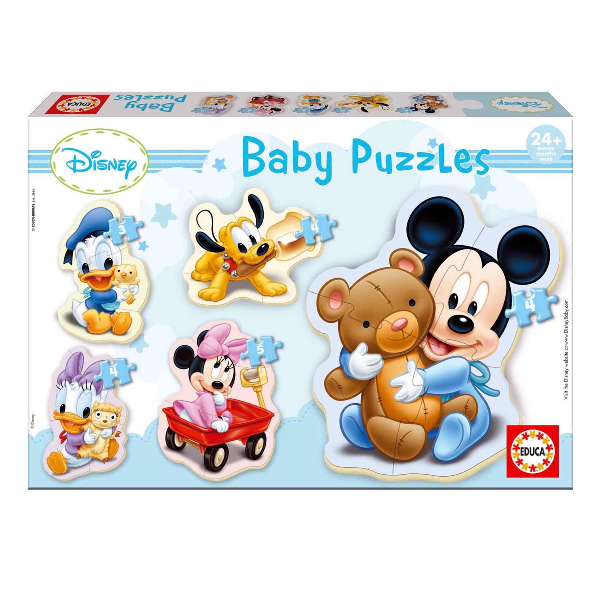 Puzzle Beb&eacute; 3 a 5 Pe&ccedil;as (v&aacute;rios modelos)
