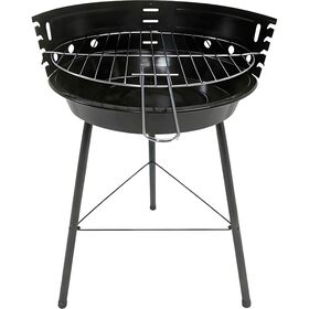 Barbecue Carv&atilde;o 33x54cm Preto Afurada BBQ Collection