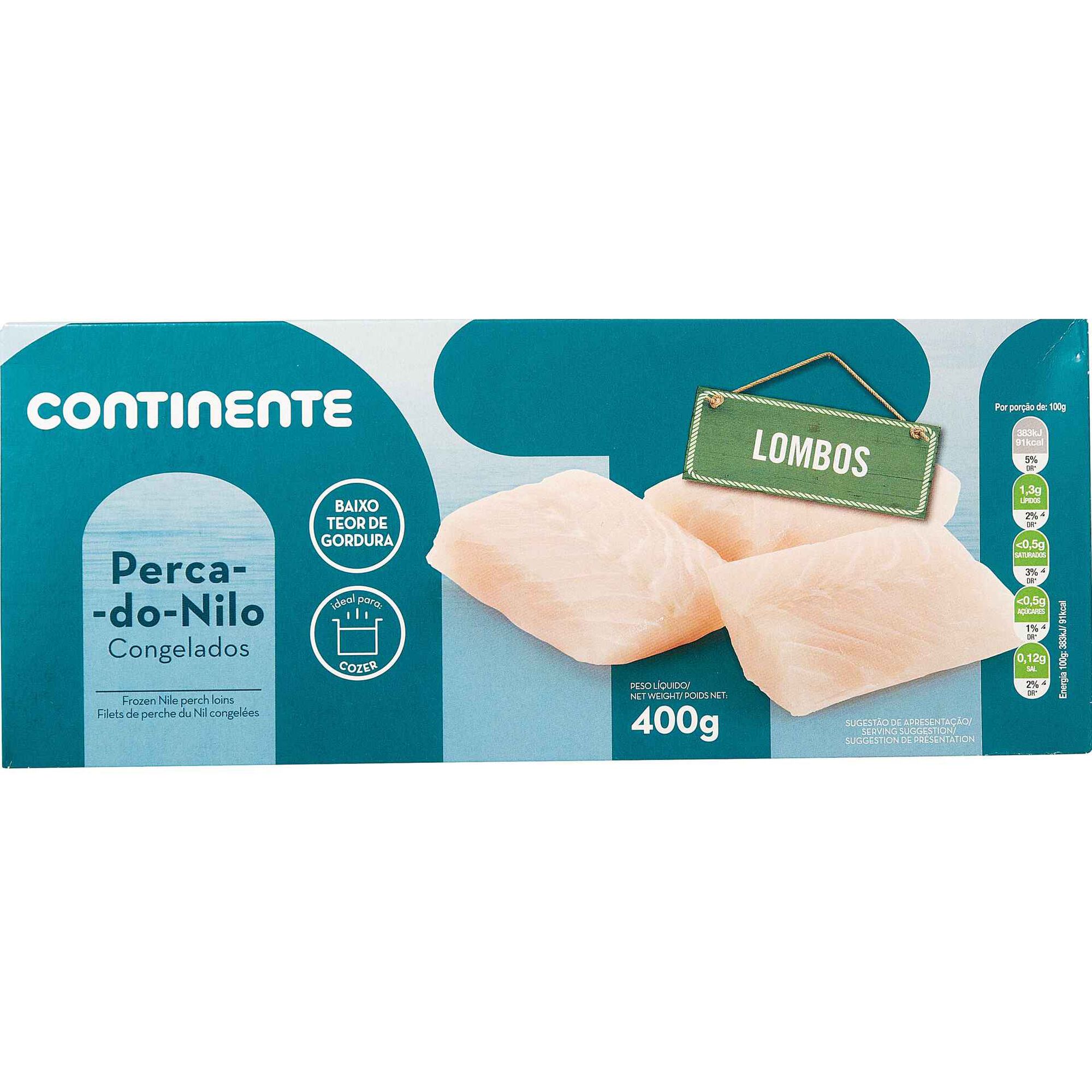 Lombos de Perca do Nilo Congelada