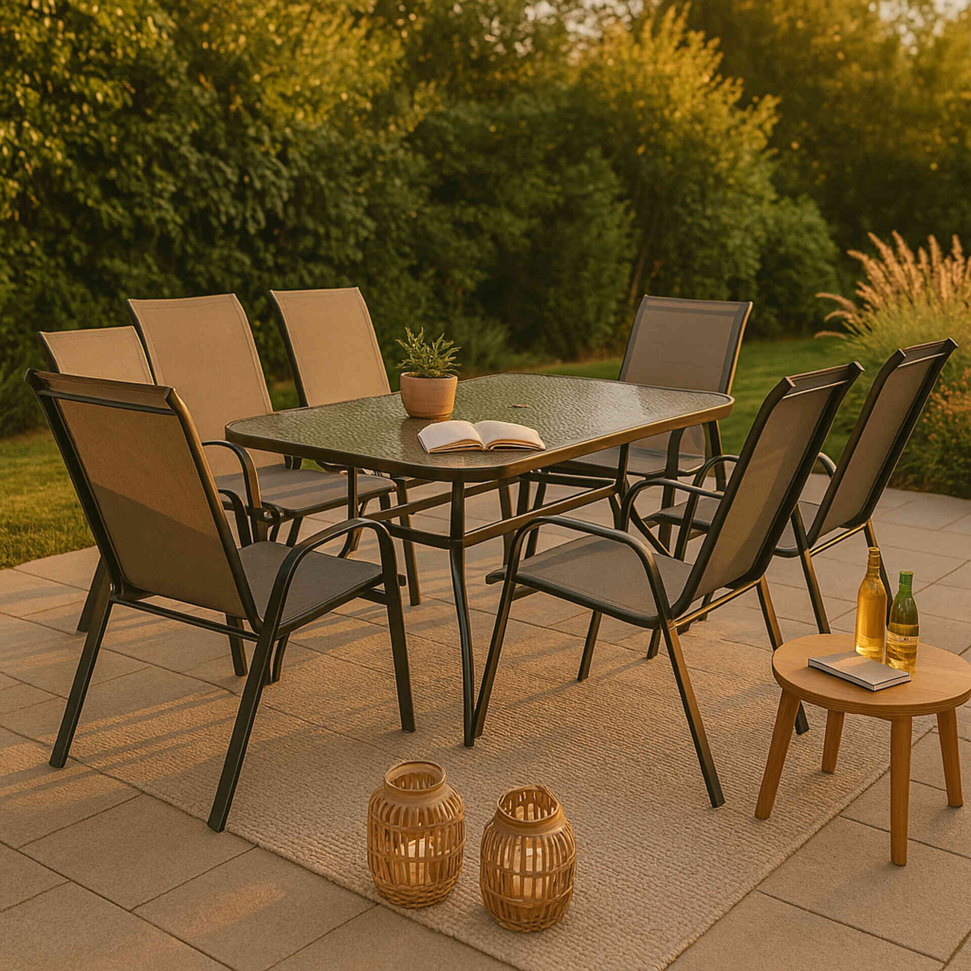 Conjunto Jardim 6 Lugares Texas III Kasa