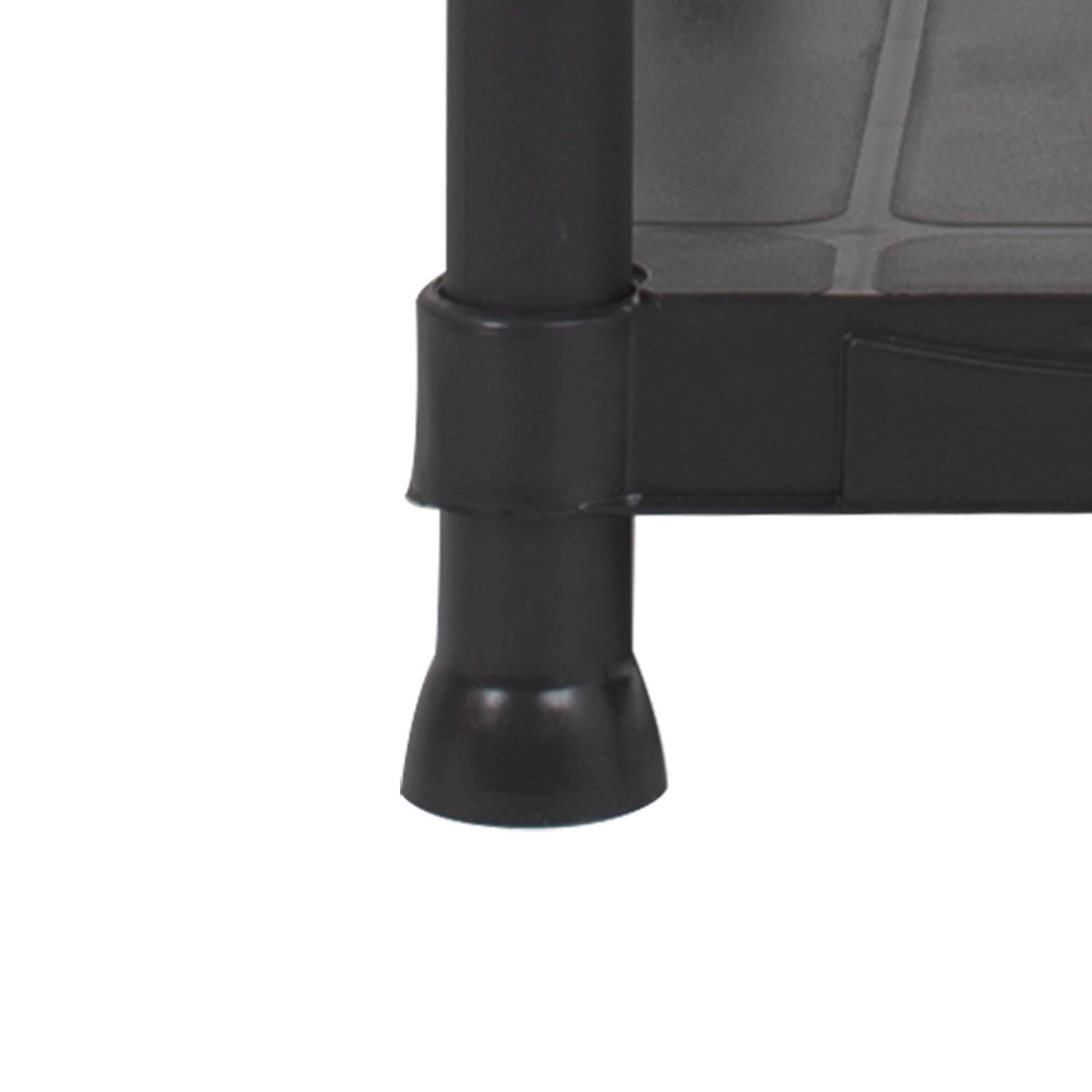 Estante de Pl&aacute;stico 3 Prateleiras 61x31x92cm Preta Itools