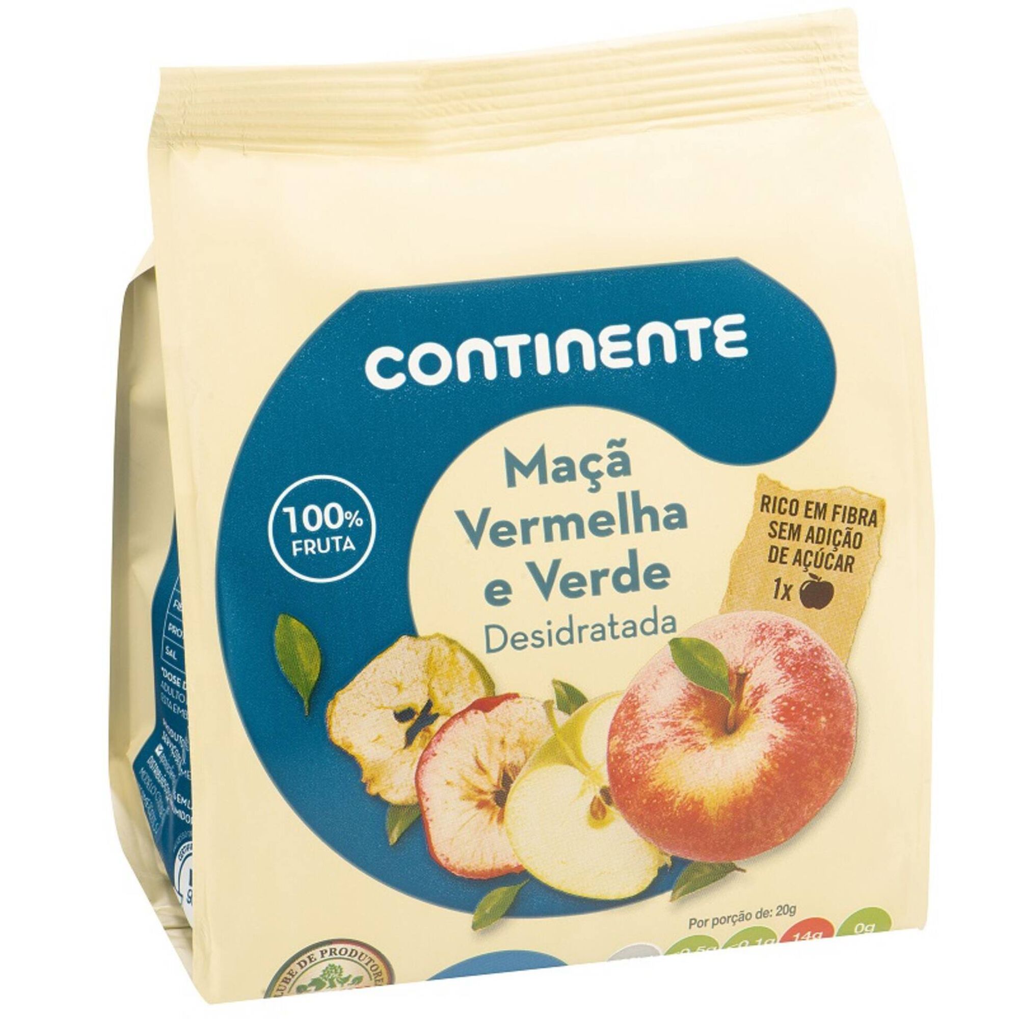 Maçã Vermelha e Verde Desidratada