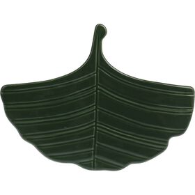 Prato Nenufar 26,4x20cm Verde Escuro Kasa