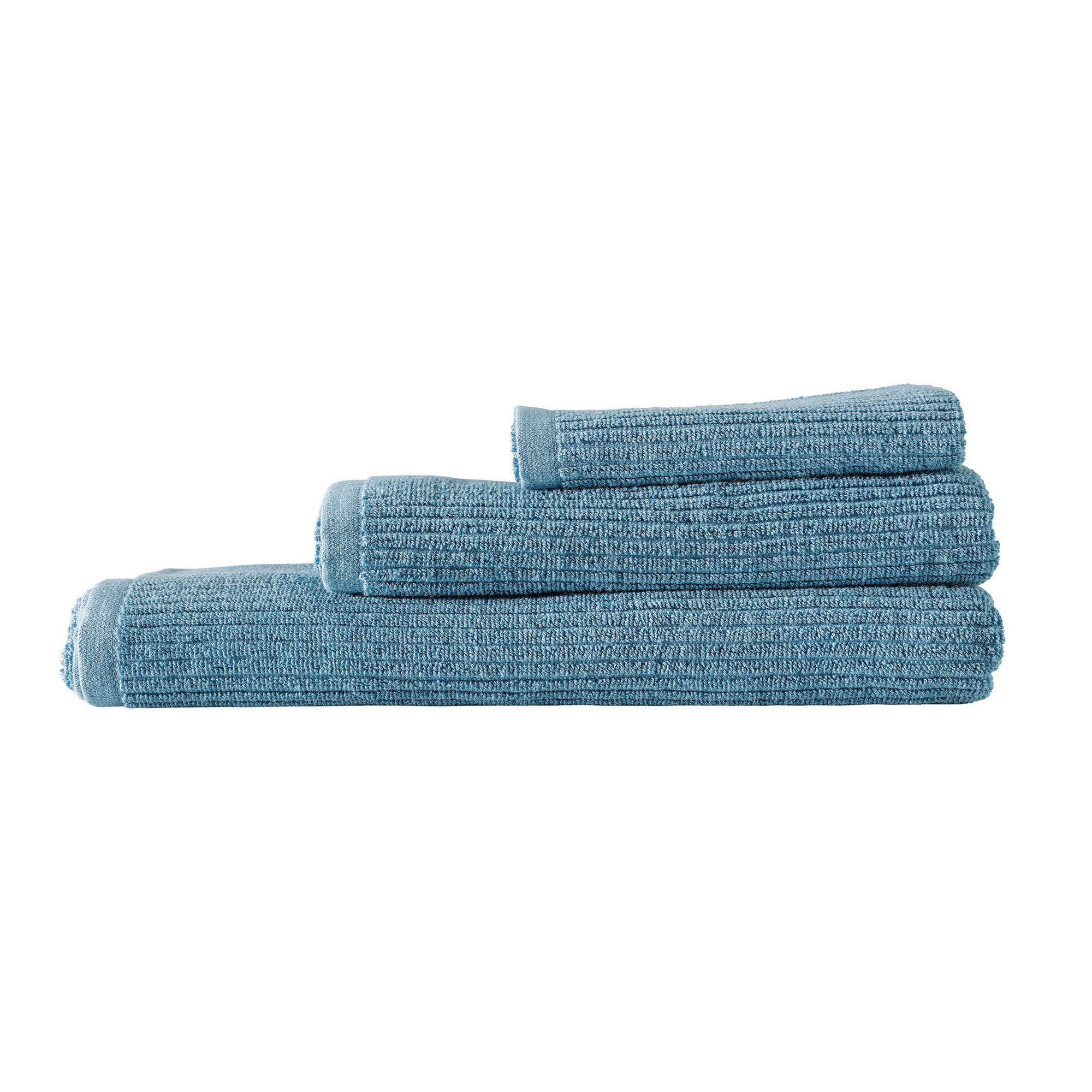 Conjunto 3 Toalhas Caneladas 400g/m2 Conjunto 3 Toalhas Caneladas 400g/m2