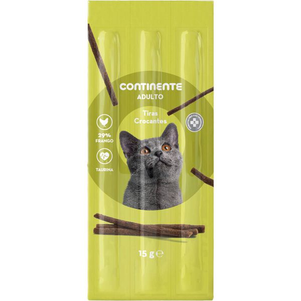 Snack para Gato Tiras Crocantes Continente