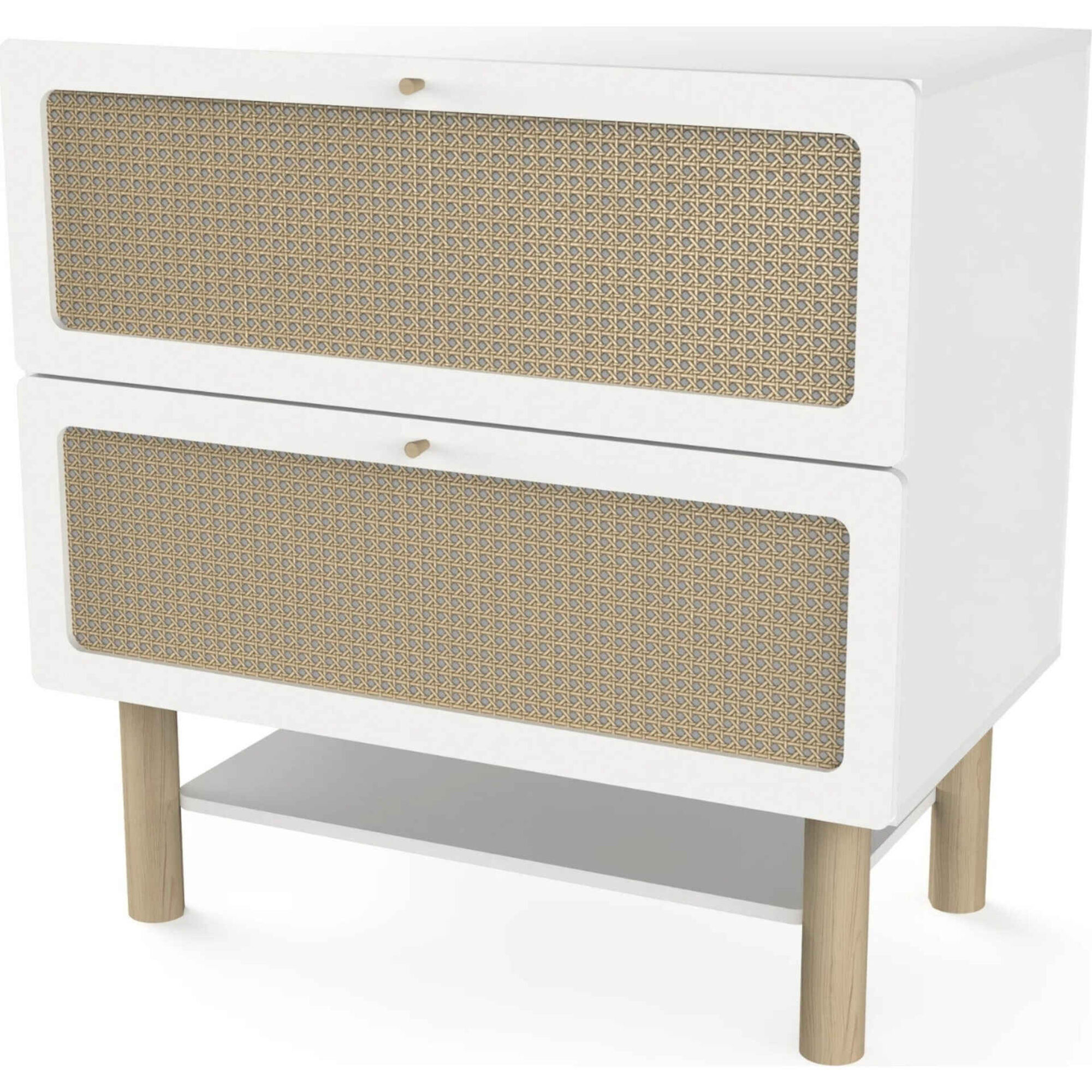 C&oacute;moda 90x87x55cm Branco Ochna Twinko