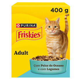 Ra&ccedil;&atilde;o para Gato Adulto Peixe e Legumes Purina Friskies