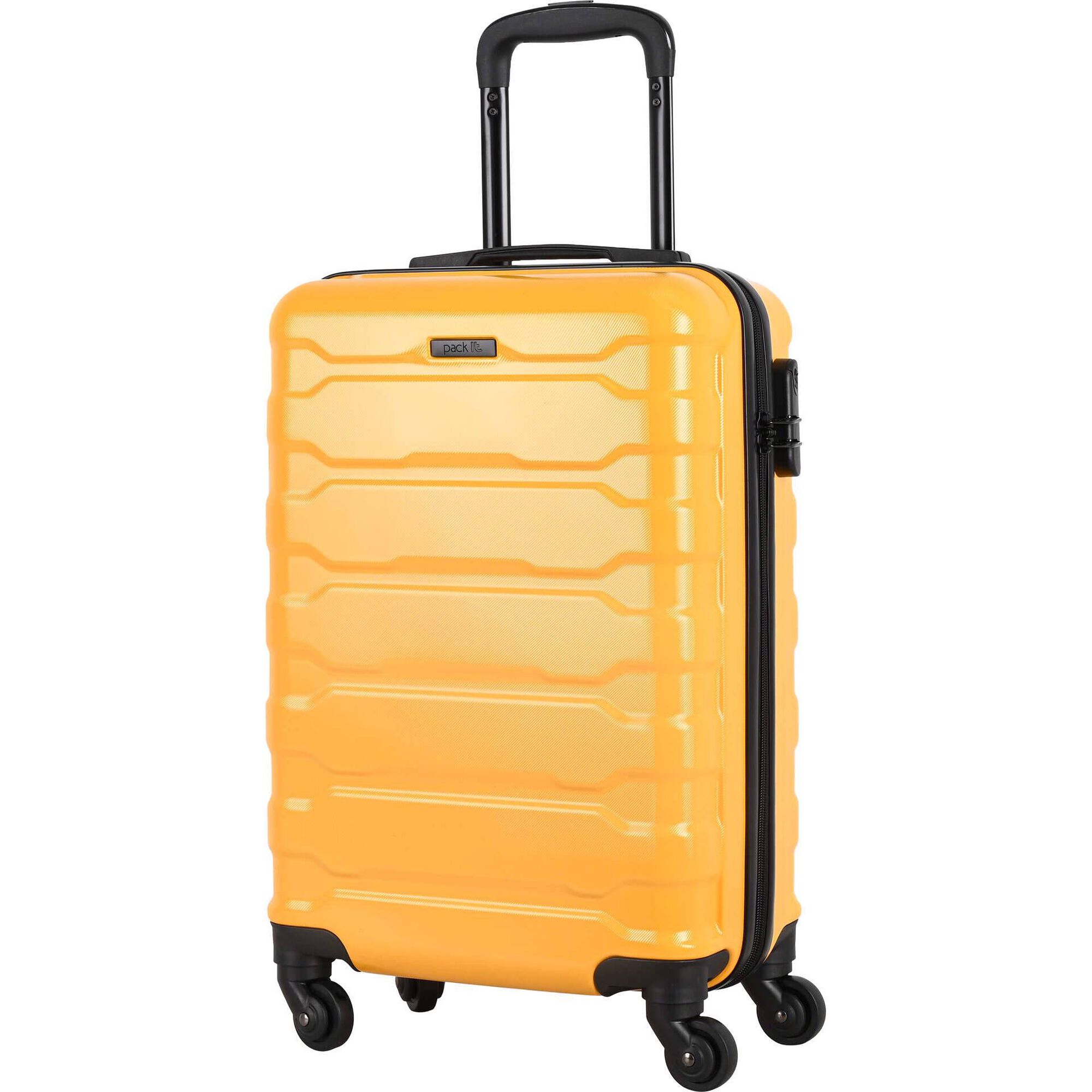 Conjunto 2 Malas Viagem Cabine Amarelo Santorini Pack It