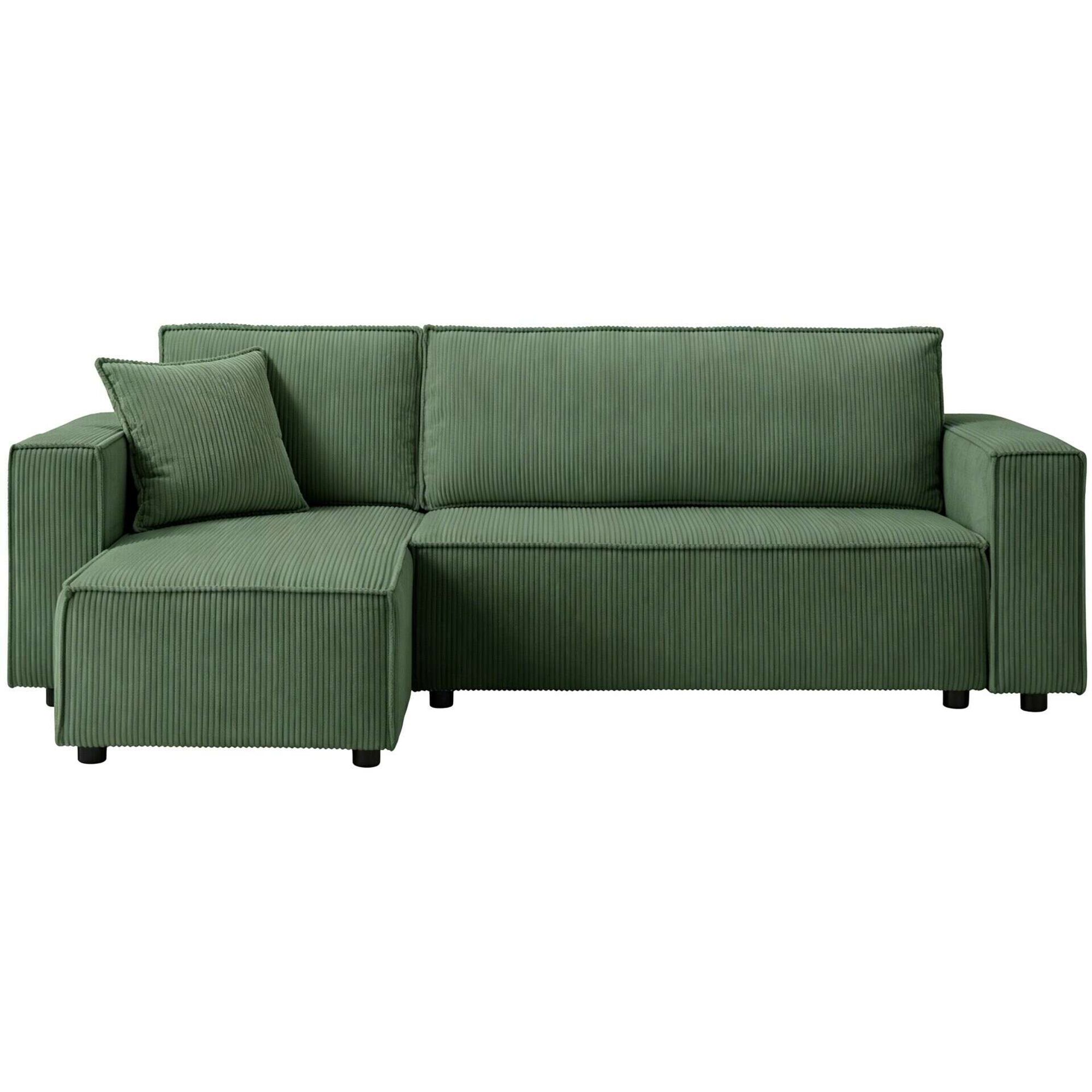 Sof&aacute; Cama Chaise Scott Verde Kasa