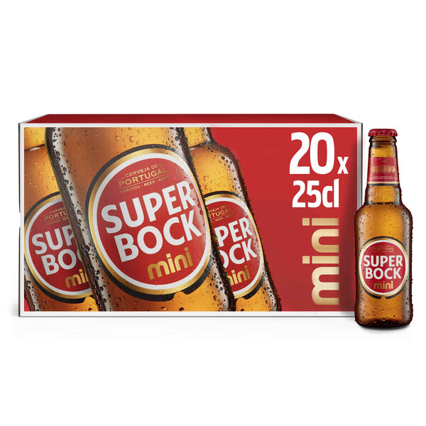 Cerveja com Álcool Super Bock Mini