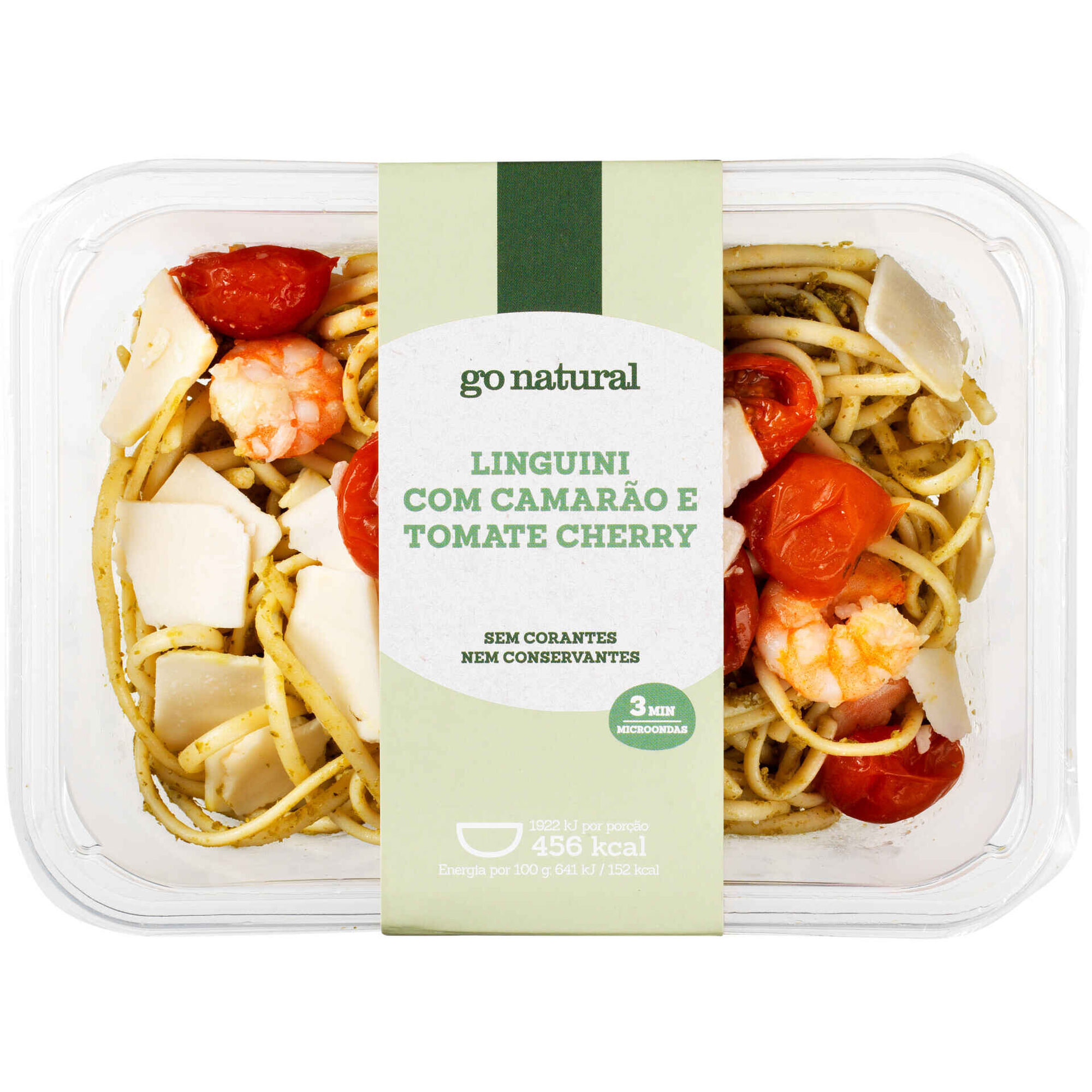 Linguini com Camar&atilde;o e Tomate Cherry