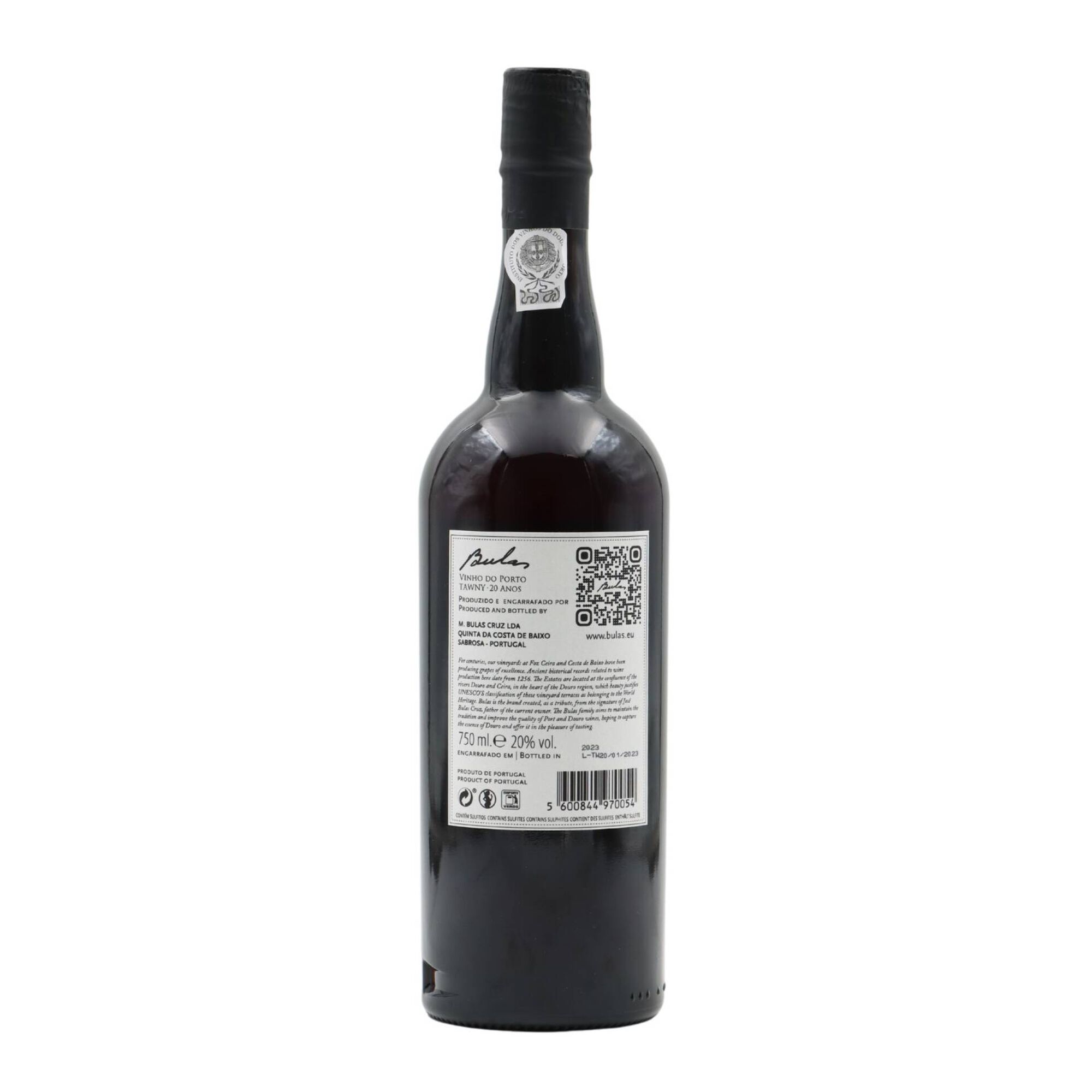 Bulas 20 Anos Vinho do Porto